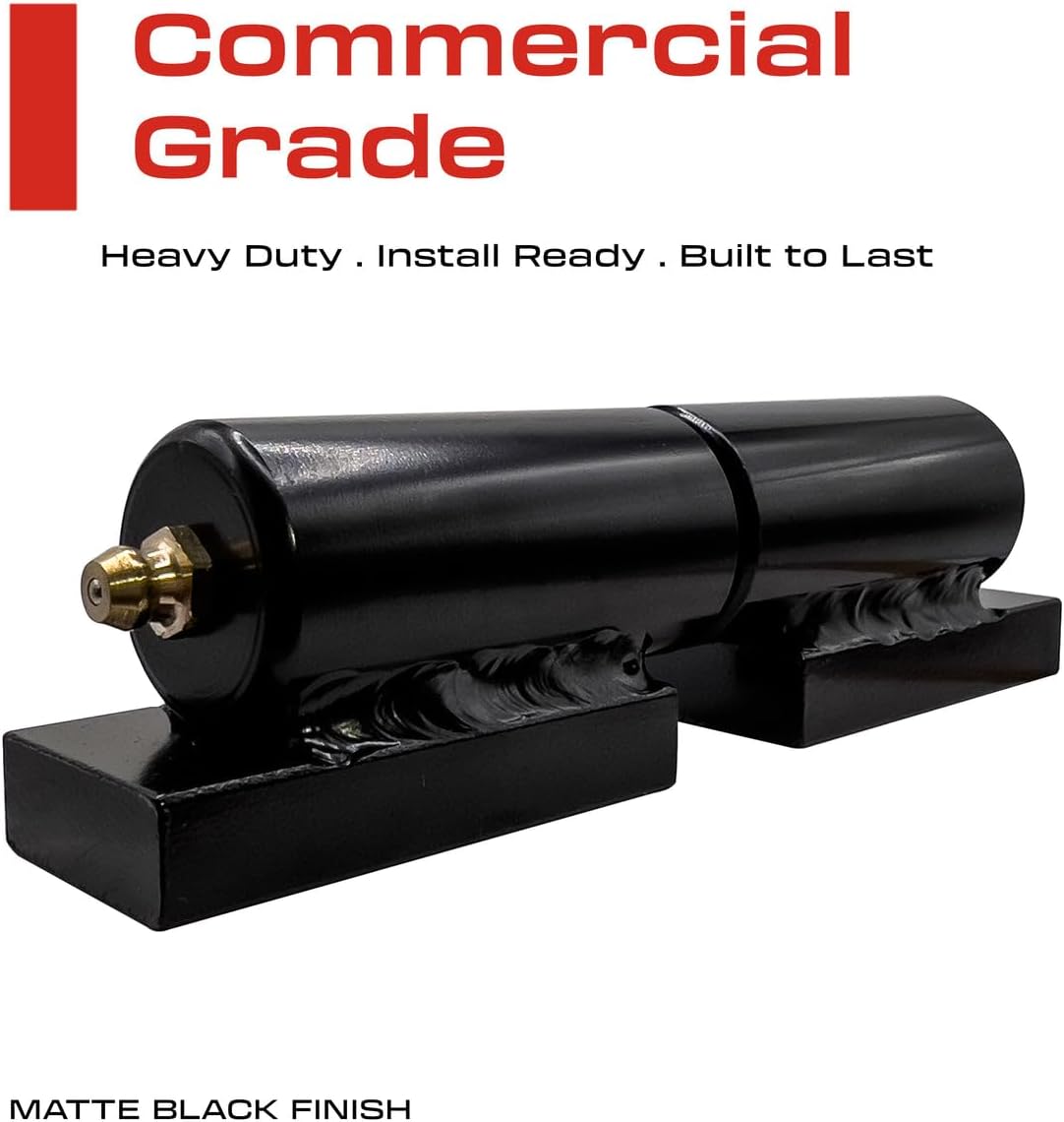 5” Weldable Barrel Hinges – Heavy Duty Gate Hinges – Weld On Hinges – Weld On Gate Hinges – Barrel Hinges Weld On – 5 Inch x 1.38 Inch - Ball Bearing Gate Hinge - Heavy Duty Weldable
