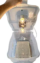 Chocadeira Com Controle De Temperatura Automático Capacidade 30 Ovos De Galinha Ou 90 De Codorna