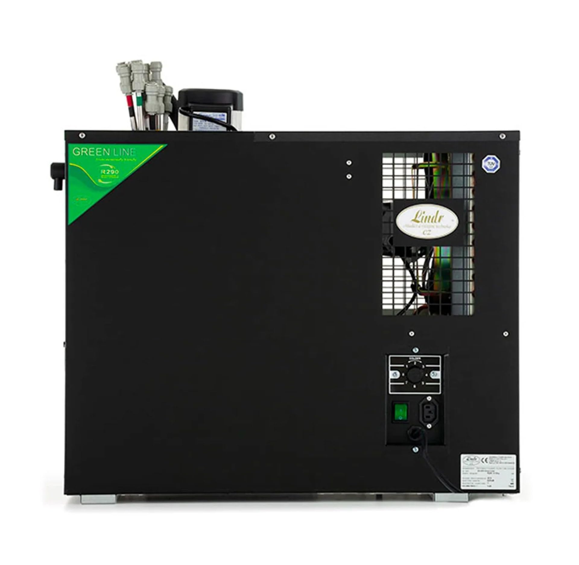 Zapfanlage AS-200 8-leitig Durchlaufkühler Bierzapfanlage Nasskühler Sottotavolo Green Line R290 Ecologico 200L/h per Bar Ristoranti