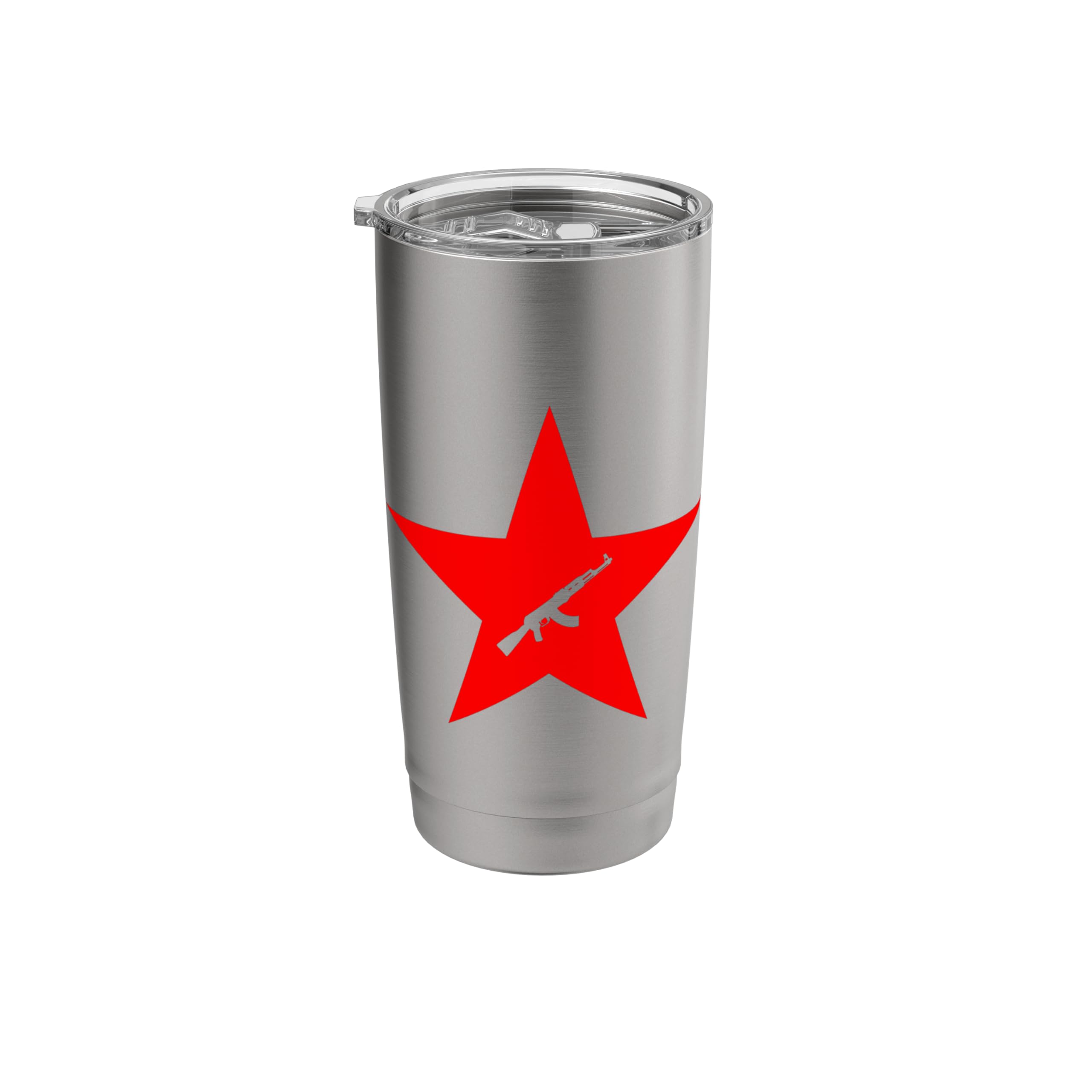 Soviet Union History WW2 Red Star Ak47 Kalashnikov CCCP USSR Stainless Steel Insulated Tumbler