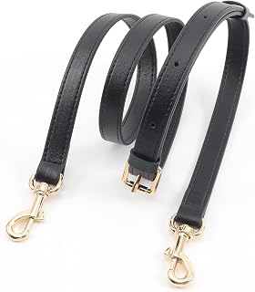 Leather Adjustable Crossbody Strap for , women's crossbody handbags (Black-shoulder strap)
