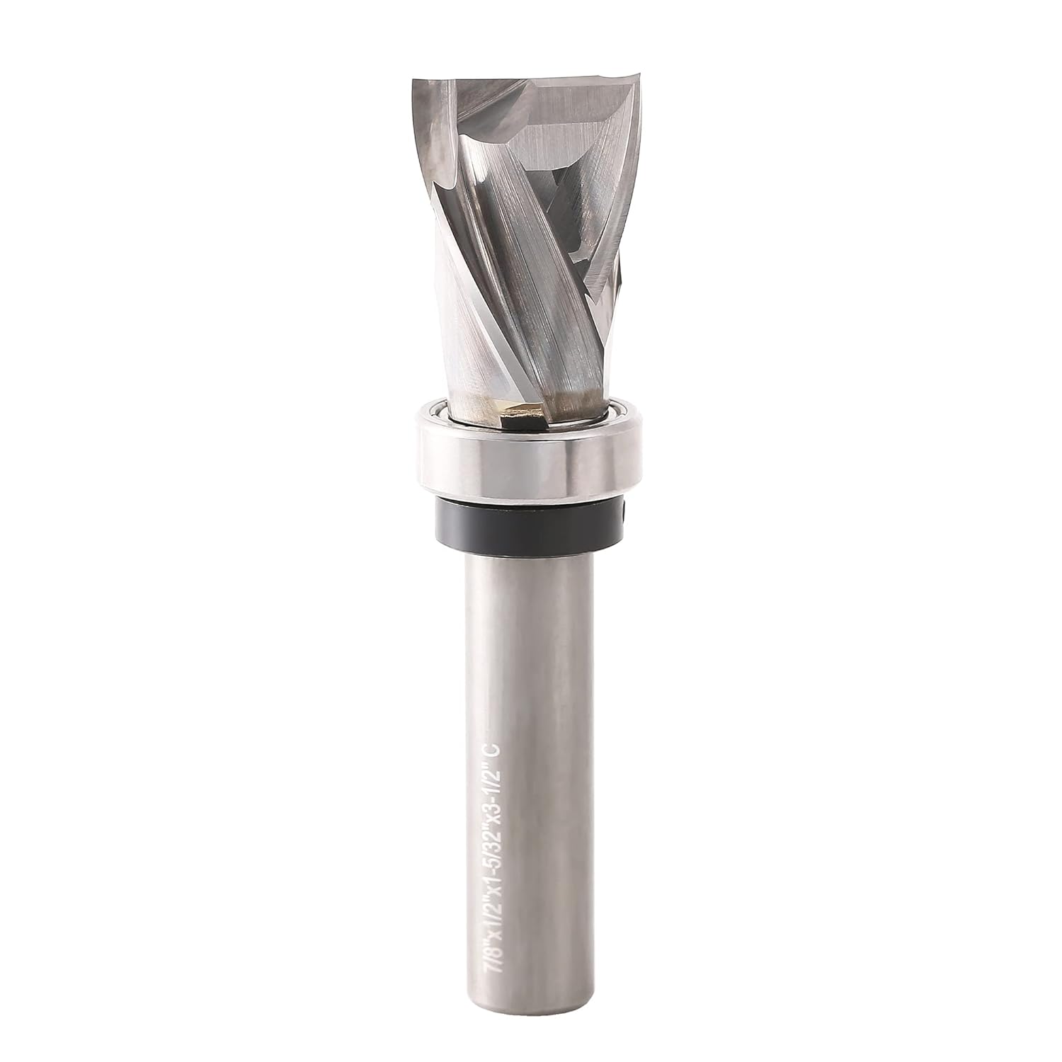 BARFLE Spiral Trim Router Bits Bearing Flush Trim Router Bit with Spiral Design and 1/2 Shank