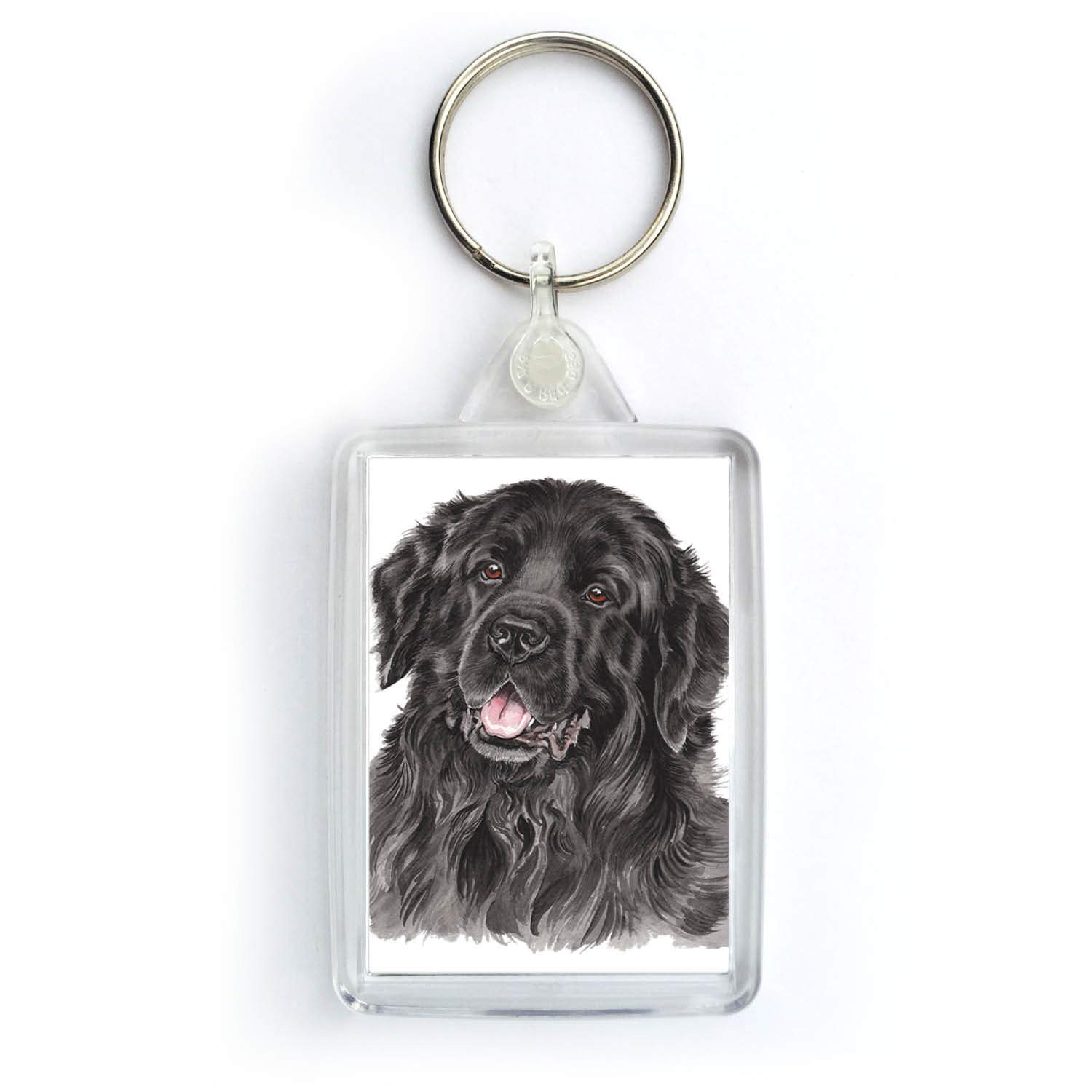 WaggyDogz Newfoundland Dog Keyring (KRG-211)