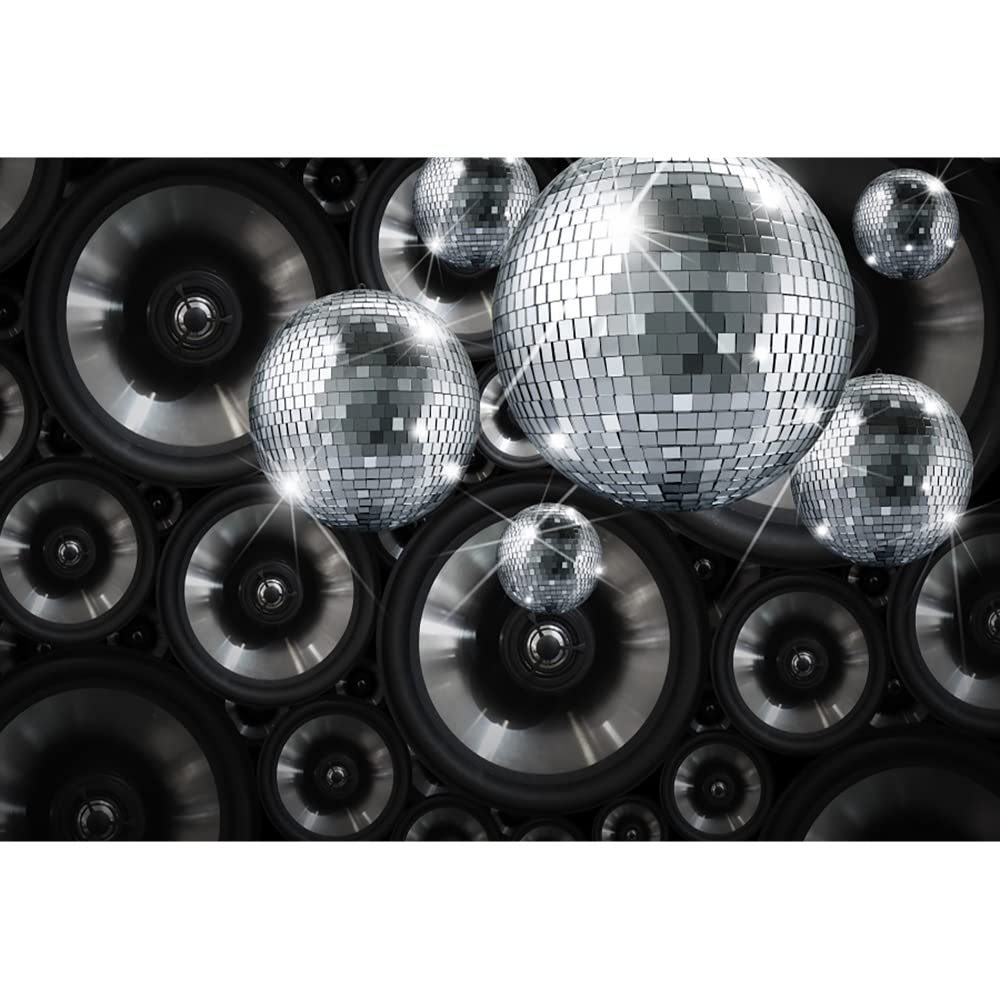 Telón De Fondo Neón Para Fotos, 2.2x1.5 M, Vinilo Resistente, Estilo Disco Años 70-90 - Ideal Para Fiestas Y Sesiones De Fotos