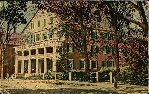 Windsor House Windsor, Vermont VT Original Antique Postcard 1911