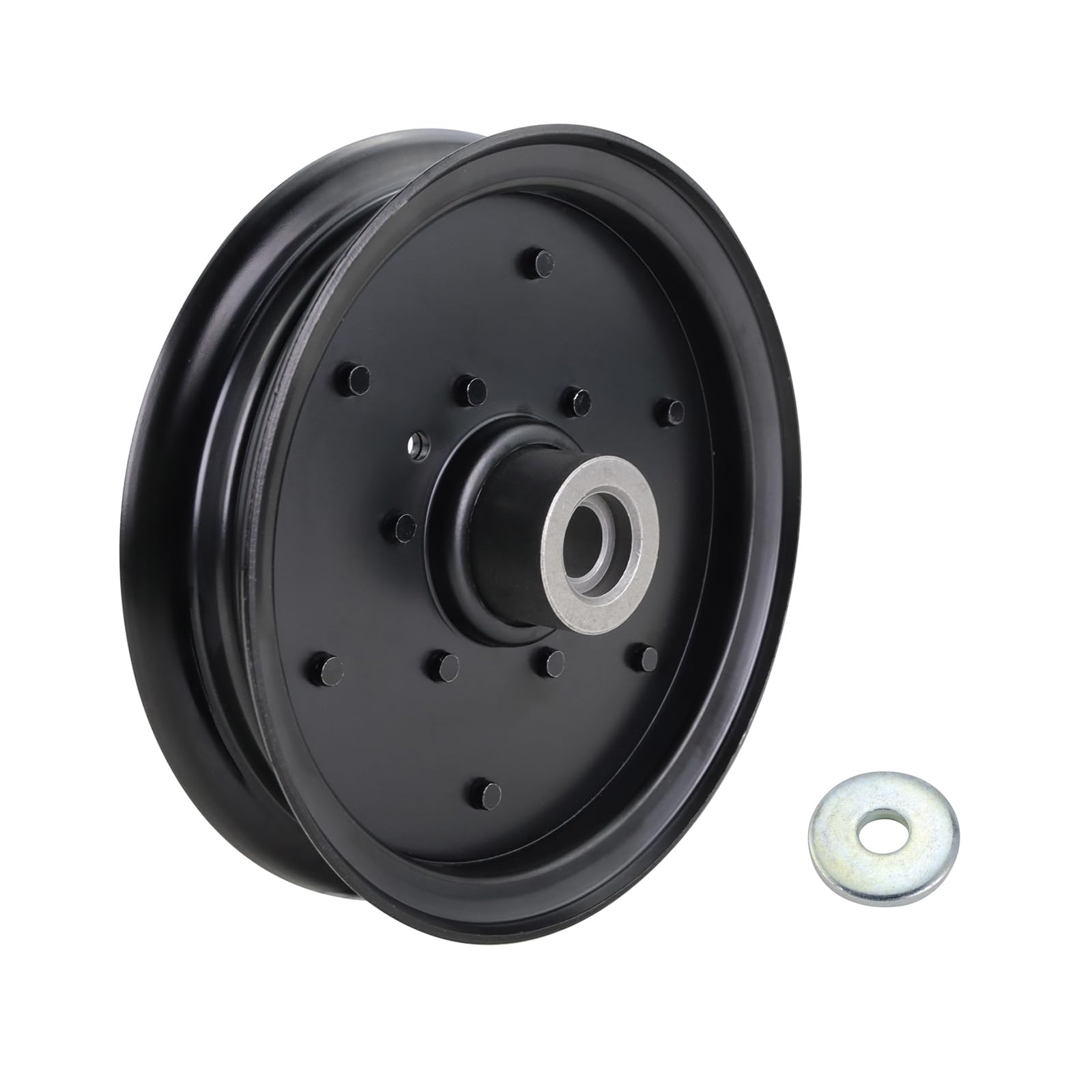 Mower Flat Idler Pulley Compatible with Wright 71460009 Fits Stander 32", 36" and 42"