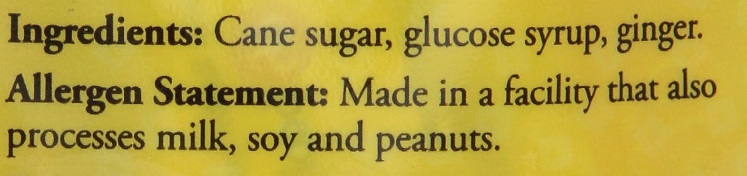 GIN GINS Double Strength Ginger Candy by The Ginger People – Individually Wrapped Healthy Candy – 3 oz Bag – Pack of 24