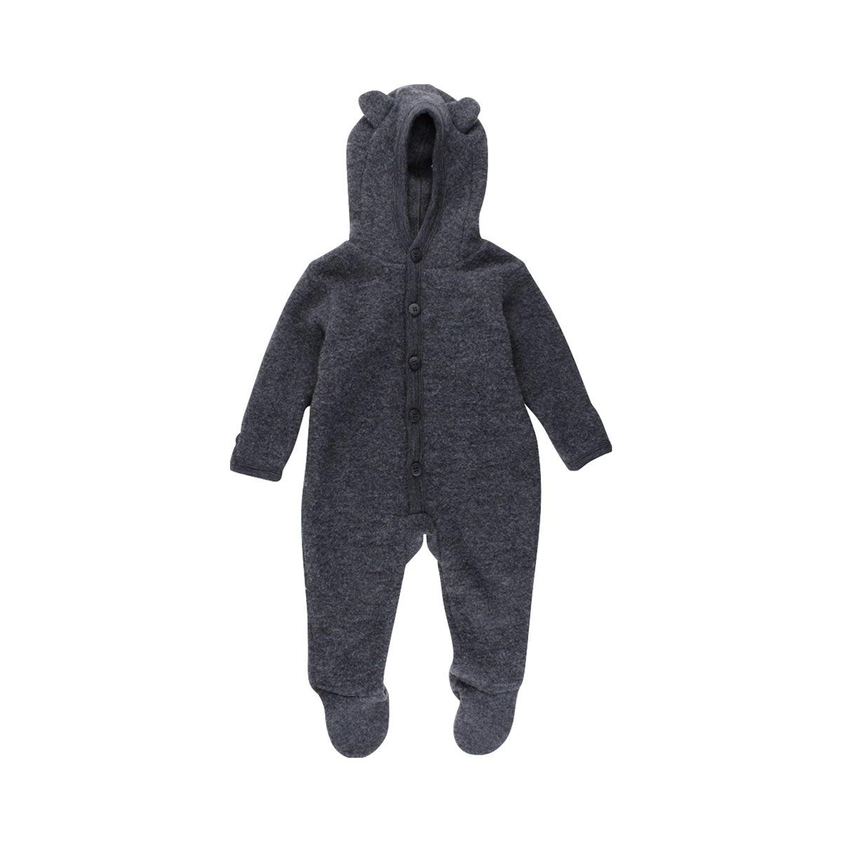 Fixoni Baby Overall Mit Füssen Abrigo de lana Unisex bebé