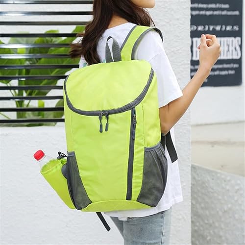Miniatura 6 de Mochila deportiva sólida portátil al aire libre del bolso compacto ligero plegable del bolso exterior del bolso para el senderismo, Naranja,