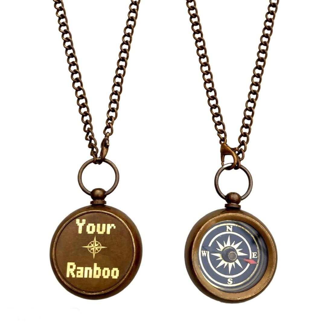 Your Ranboo Your Tubbo Your Tommy Compass Necklace Dream SMP MCYT Mine Working Compass Gifts