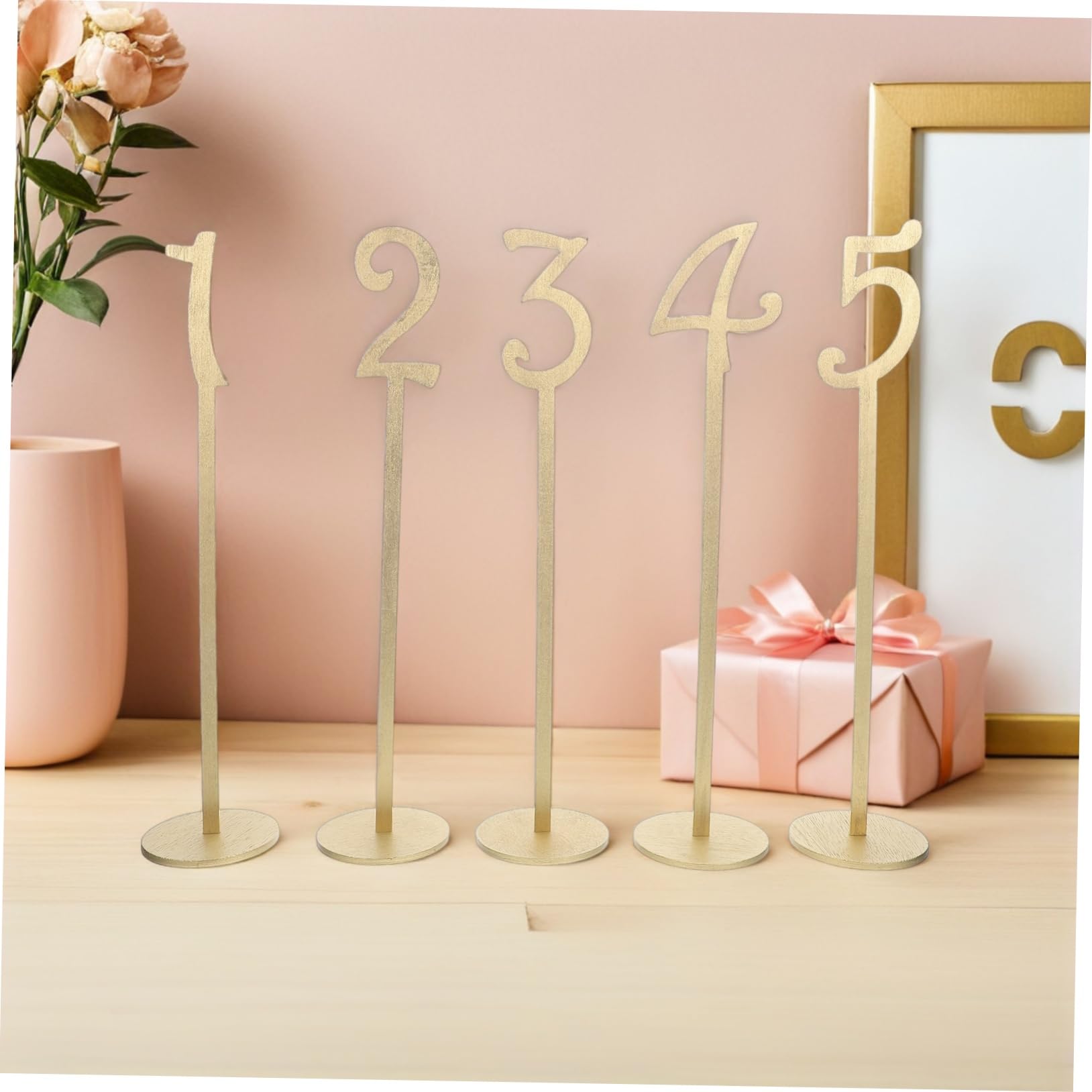 BESTYASH 20 De Mesa De Madera Con Soporte, Del 1, Centros De Mesa Para Bodas, Cumpleaños, Fiestas, Restaurantes, De Asientos,