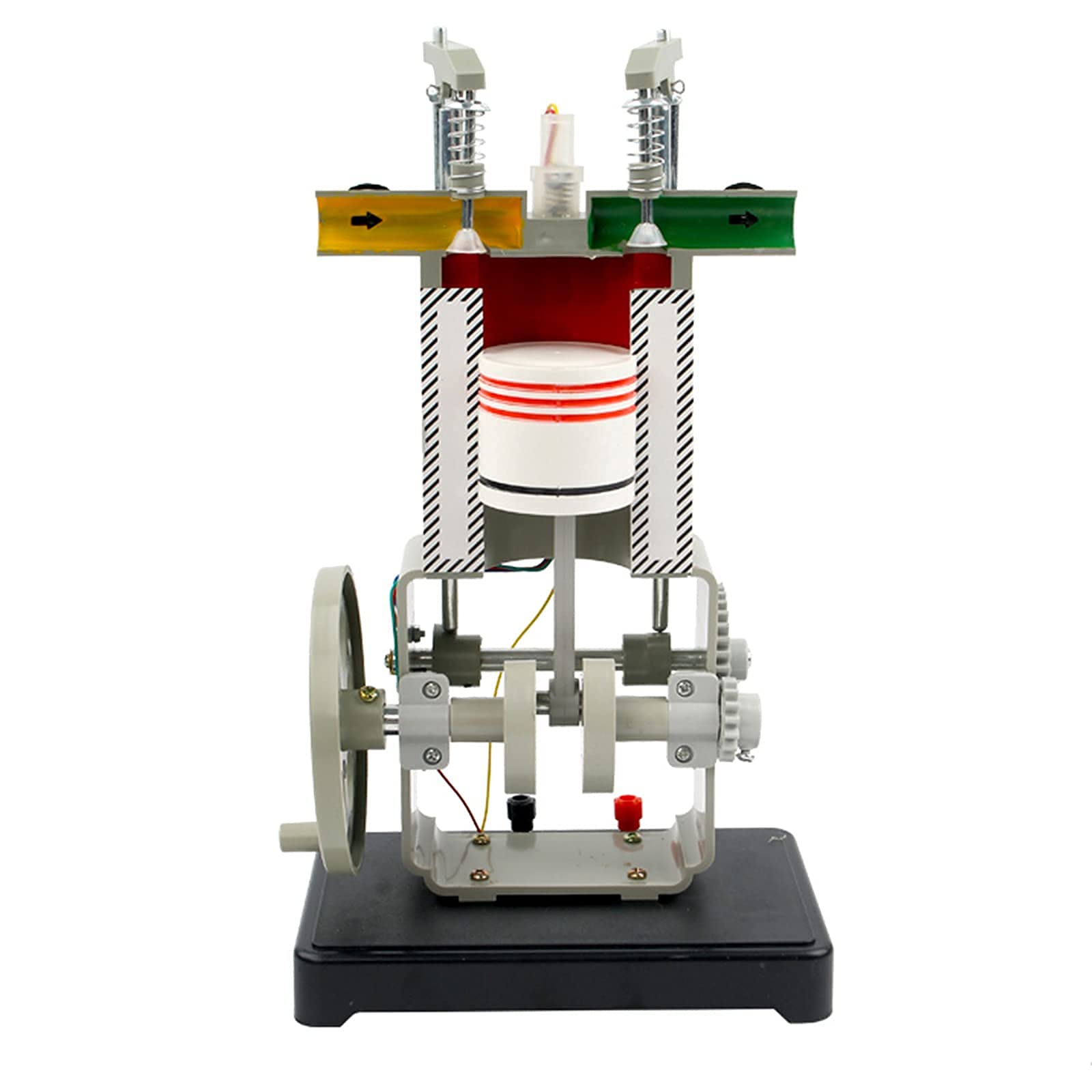OLSKFUH Gasoline Engine Model - Small Fuel Engine Engine - Four-Stroke Internal Combustion Engine Model - Physics Experiment Equipment -Teaching Equipment