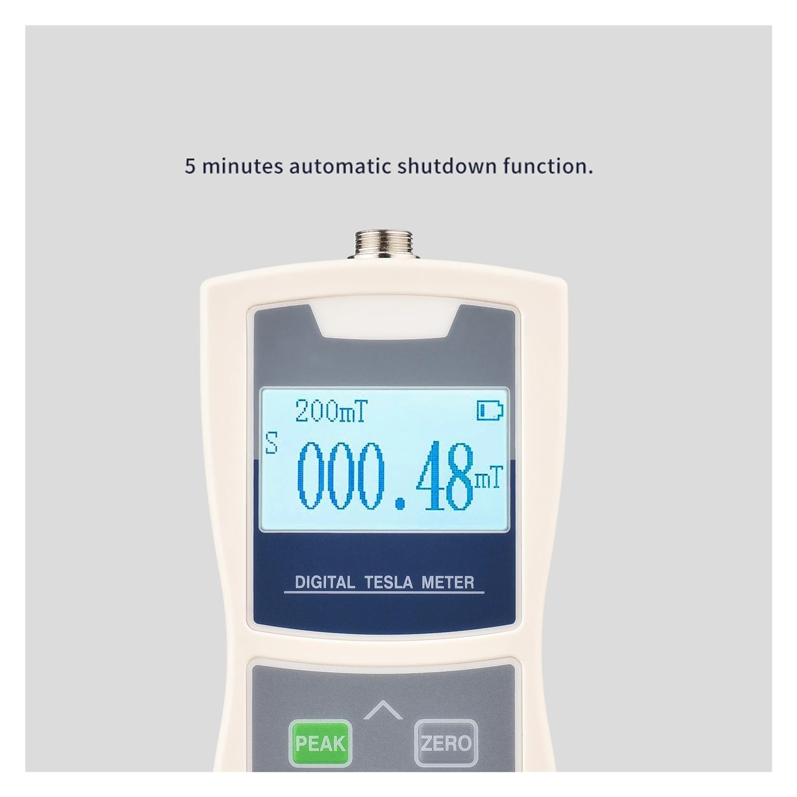 NURII Medidor Digital Gaussímetro, probador de Campo de Superficie de Alta precisión de Pasillo Radial estándar de 200 mT/2000 MT (Size : Accuracy Level 2)