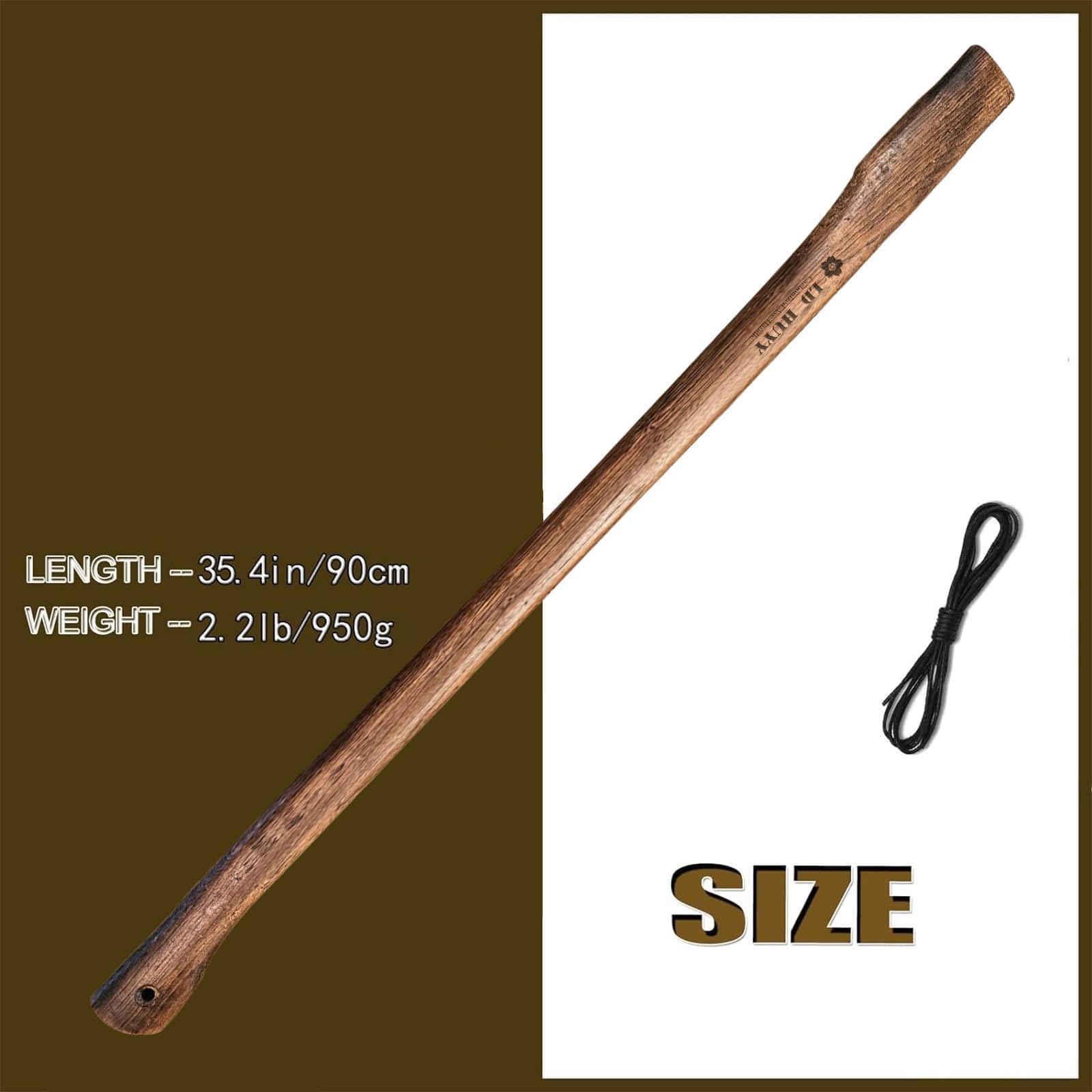 Craftsman's Choice: Axe Handle Replacement | 35.4in | Wooden Handles for Axe