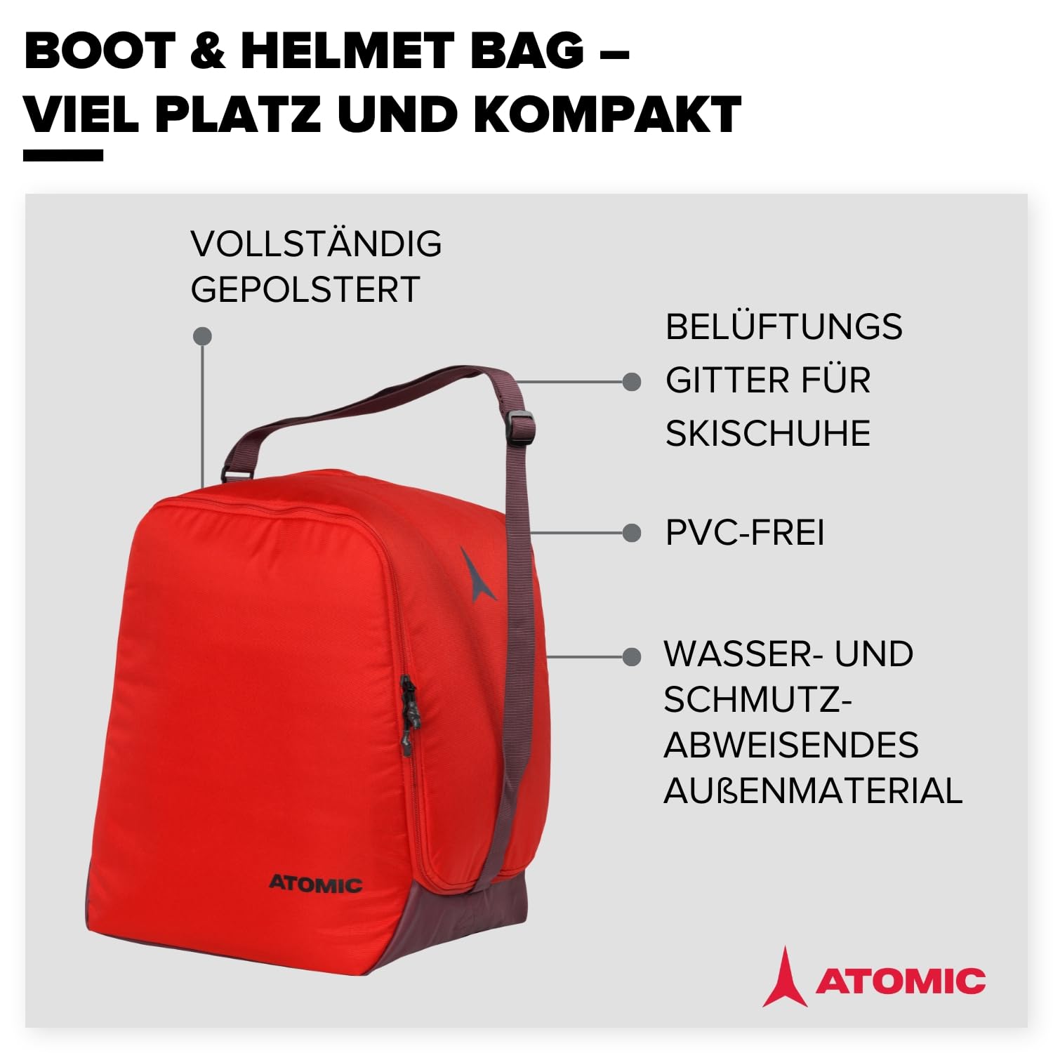 Atomic Fully Padded | Big Zipper Opening