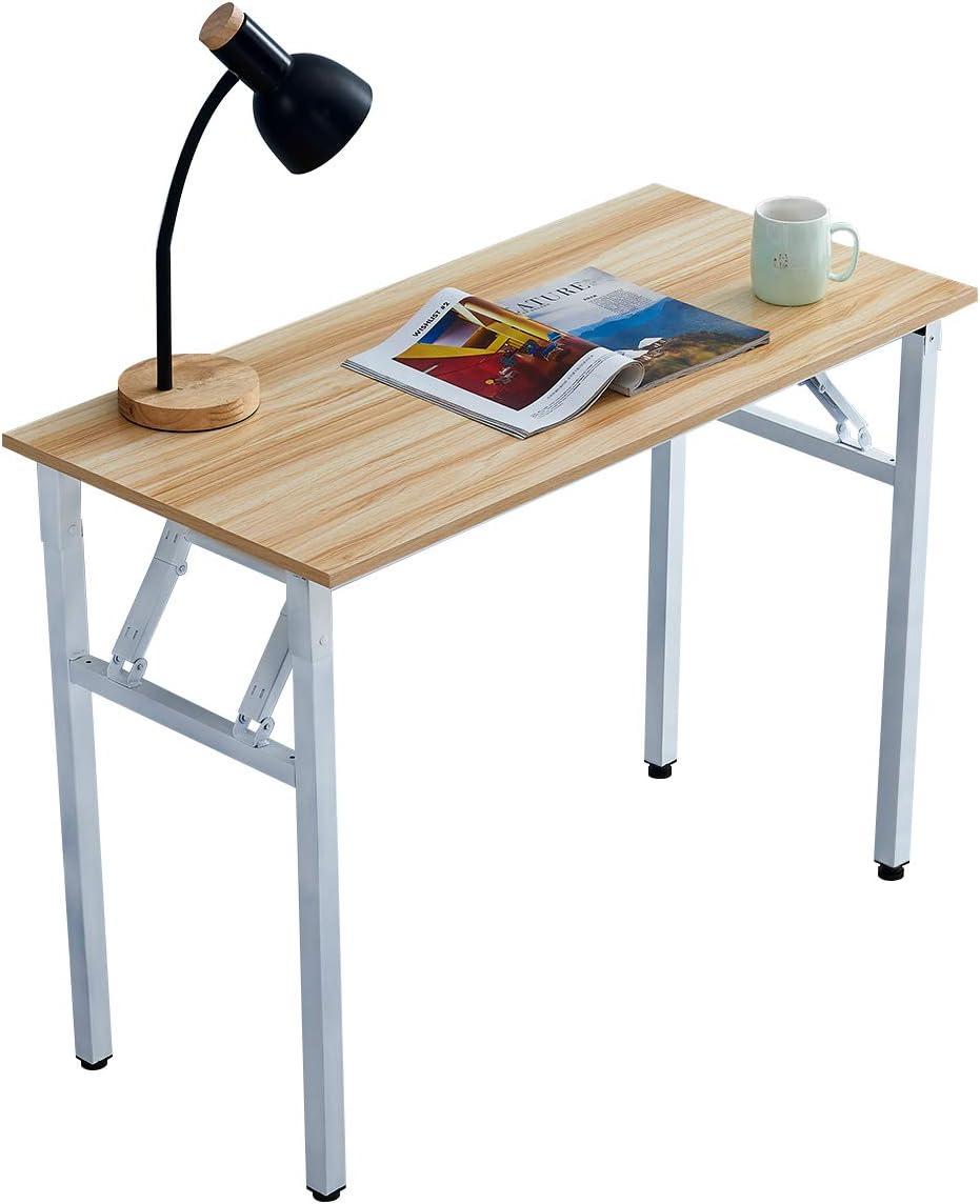 profurni 39.4" Folding Computer Desk Small Folding Table