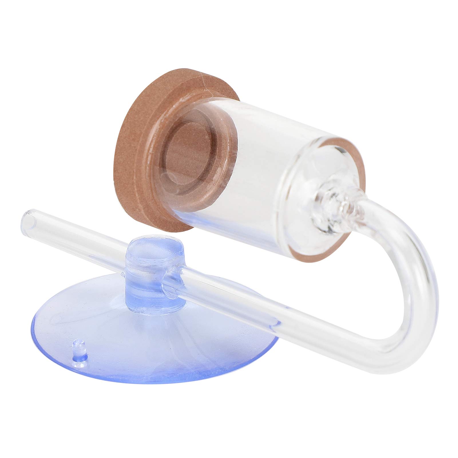 Cuque Fish Tank CO2 Diffuser, Aquarium CO2 Regulator, Original Materials Steady Fish Pond for Fish Tank(L)