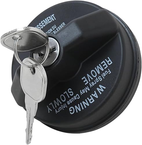 Miniatura 6 de Tapa de gas con bloqueo, tapa de combustible con bloqueo 5278655AA para Dodge Jeep Chrysler 2000-2020 - Ram 1500 2500 3500, Journey, Caravan,