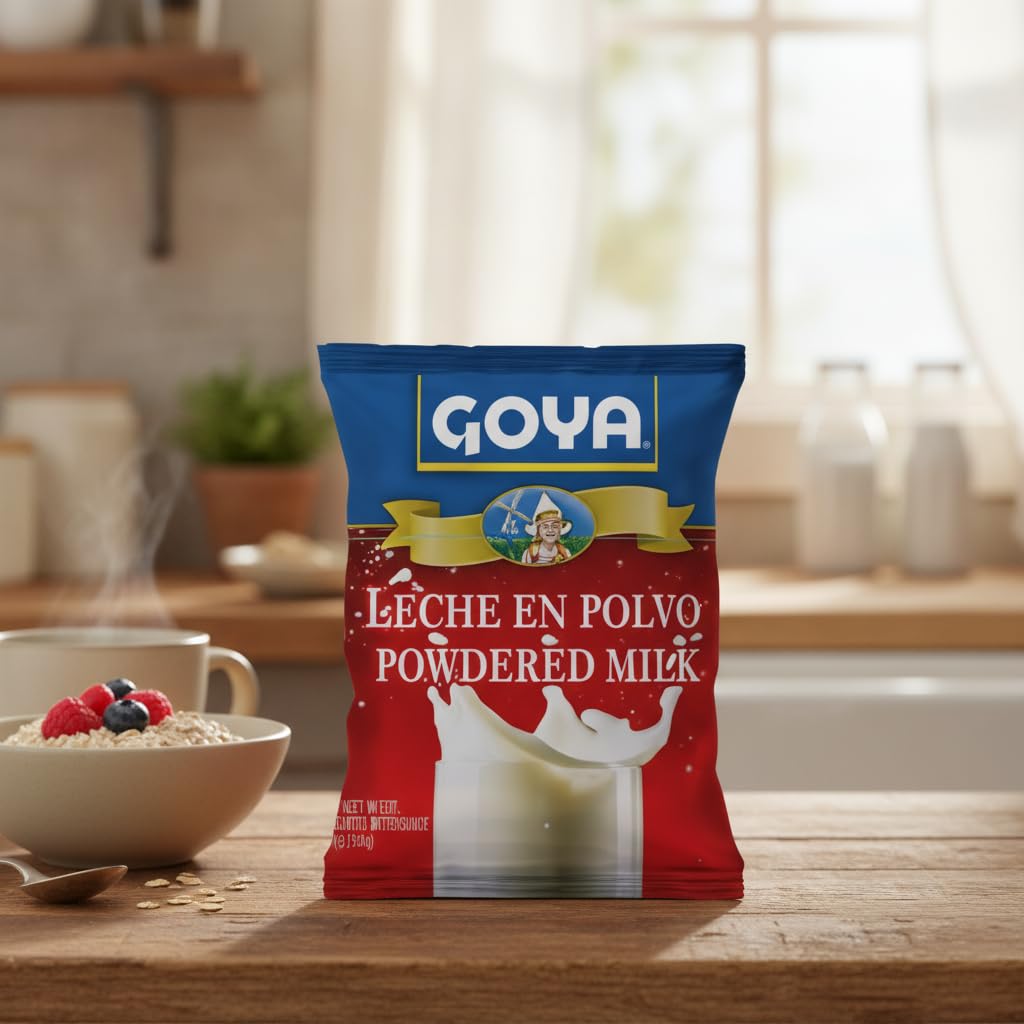 Leche en Polvo - Pack de 10 Unidades x 500g (Total 5kg) - Leche Entera de Origen UE Procesada en España - Formato Ahorro para Repostería, Café y Uso Diario - NEXU