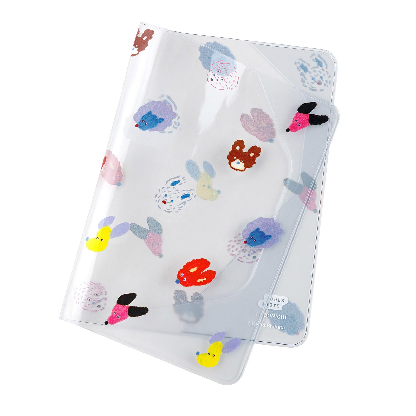 Hobonichi Techo Accessories Keiko Shibata: Cover on Cover [A6/for double covering] Dog Ears Fluttering in the Wind