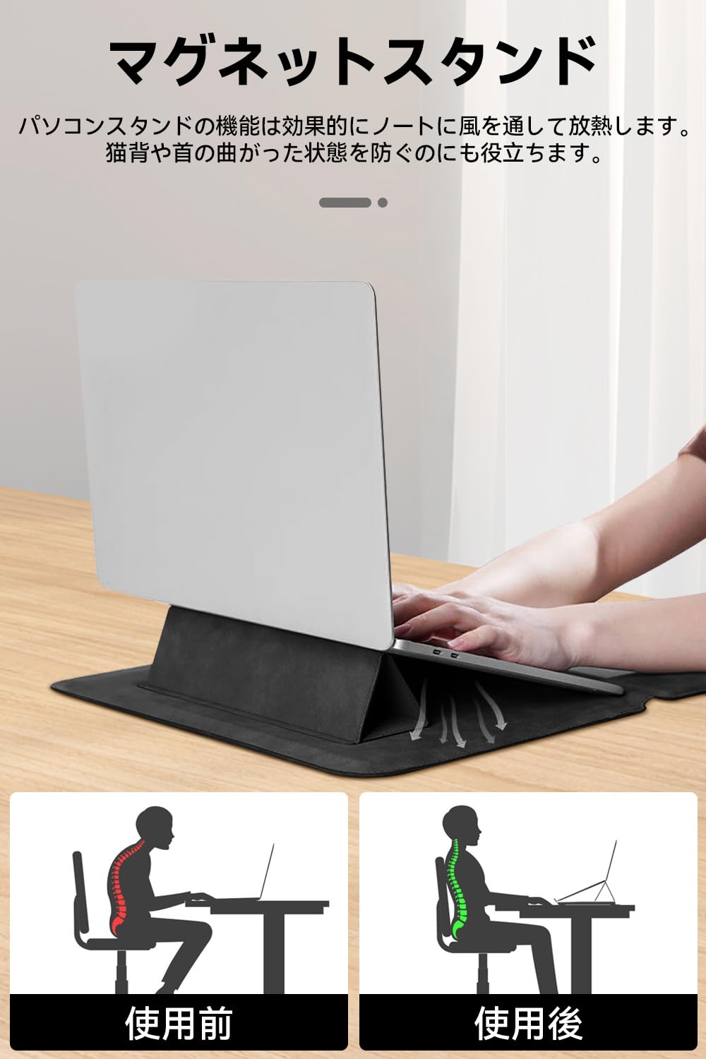 MacBookAir ノートパソコン 13インチ 薄型PC 持ち運びに