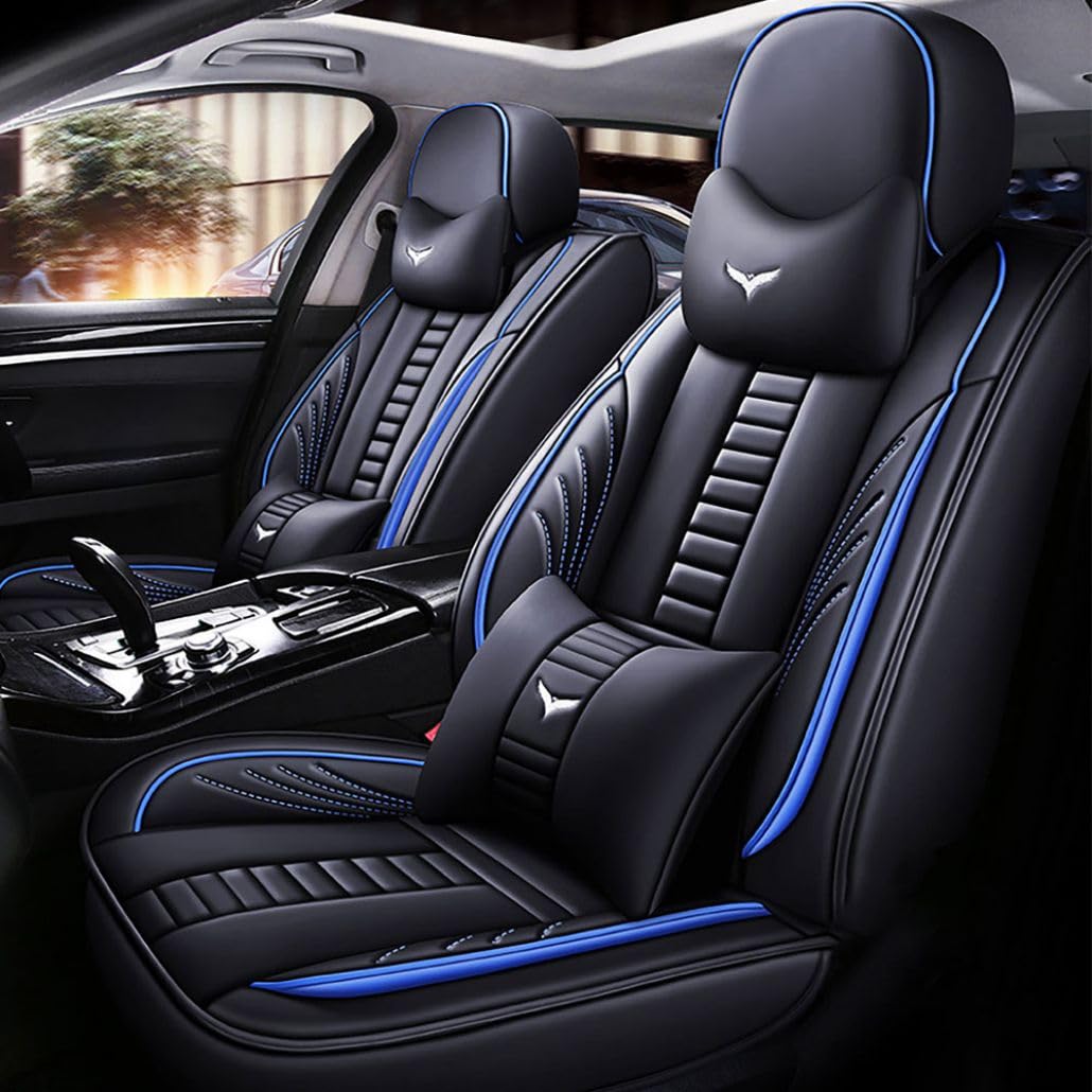 Niscarda Car Seat Covers for Jeep Cherokee 2014-2026, Full Coverage Customized Seat Covers Premium Leather Waterproof Stain-Resistant Easy to Install