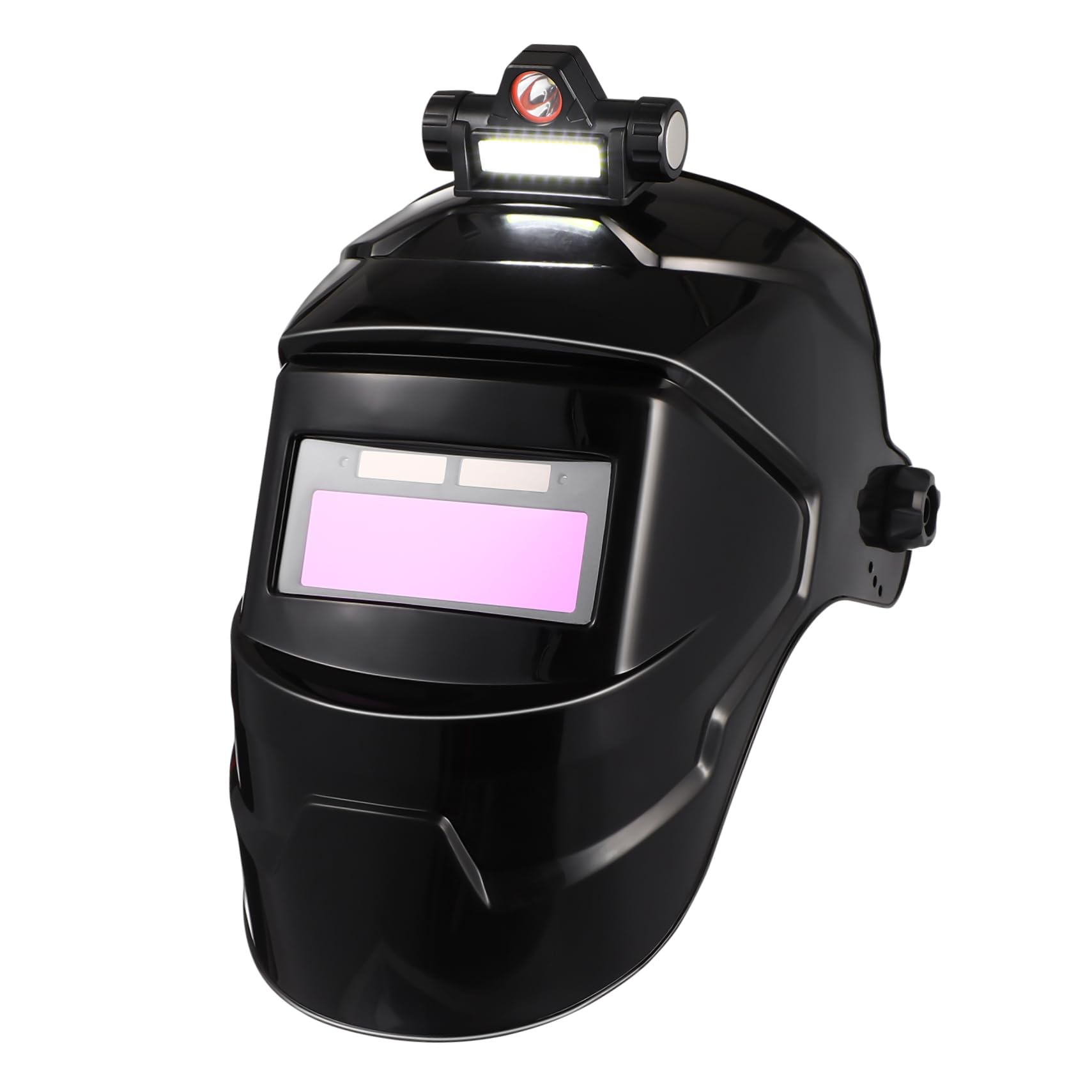 Maschera da Saldatura Auto Oscurante Livello di Oscuramento 8, Schermo di Grandi Dimensioni e Regolazione a Ingranaggi, Casco Protettivo in Pp per Saldatura e Molatura