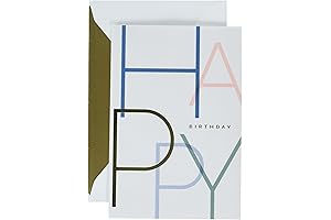 Hallmark Signature Birthday Card for Men: Big Birthday Wishes, Pop-Up Touches, Plays 'Happy Birthday'