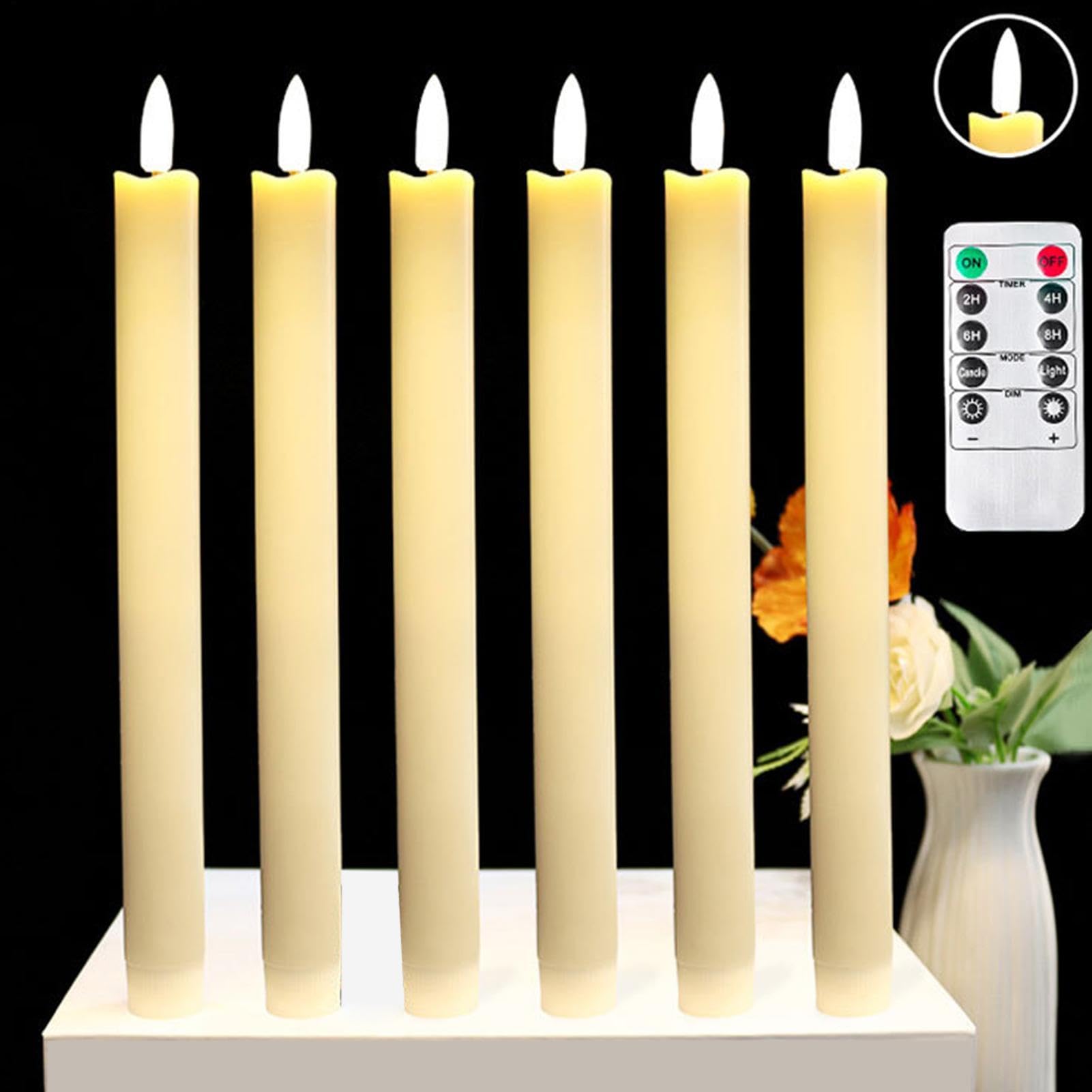 Candela conica luminosa, funzionamento a batteria candela conica stoppino