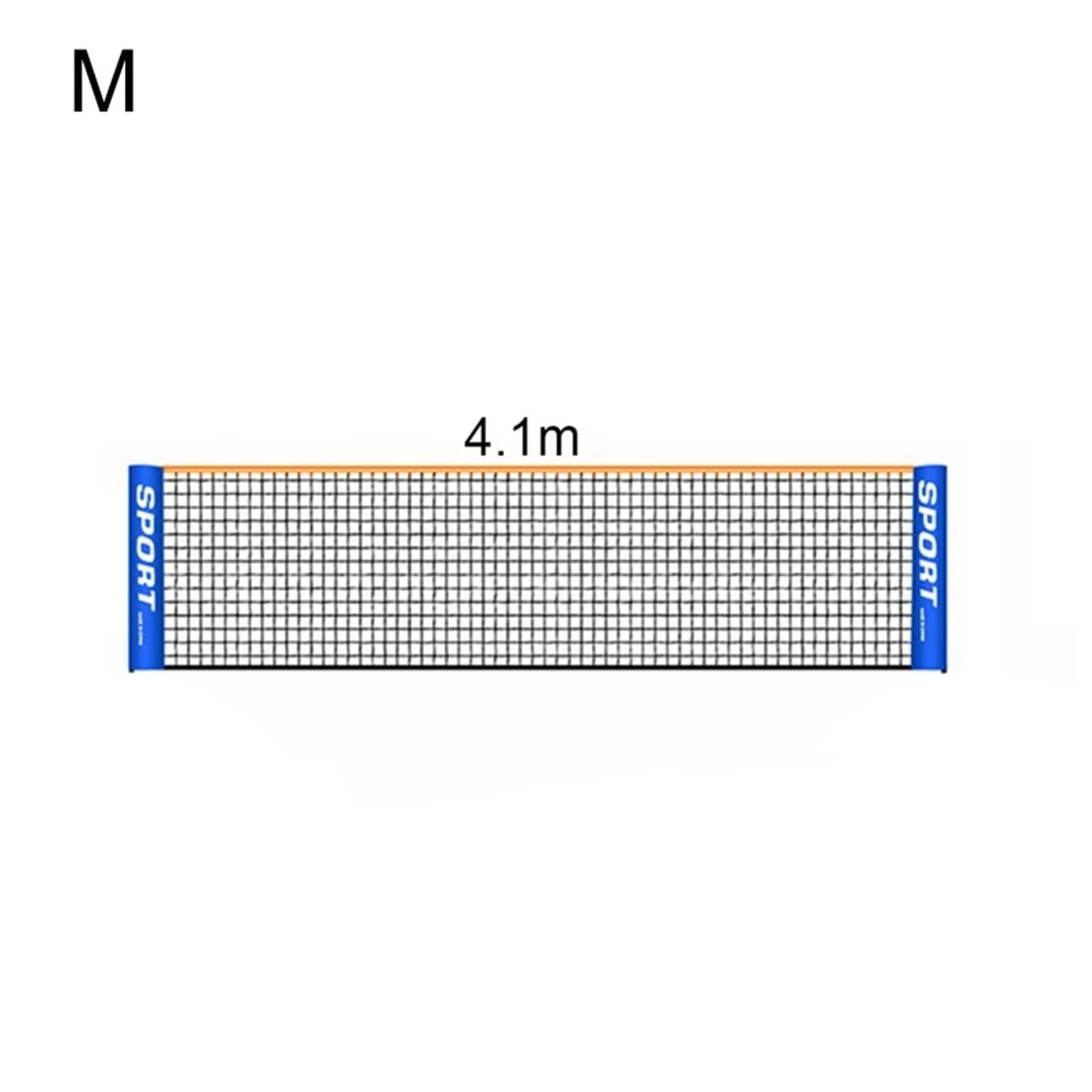 Rete da Badminton Portatile Rete da Allenamento Semplice Rete da Tennis Rete da Esterno e Interno per Badminton, Tennis(4.1m)
