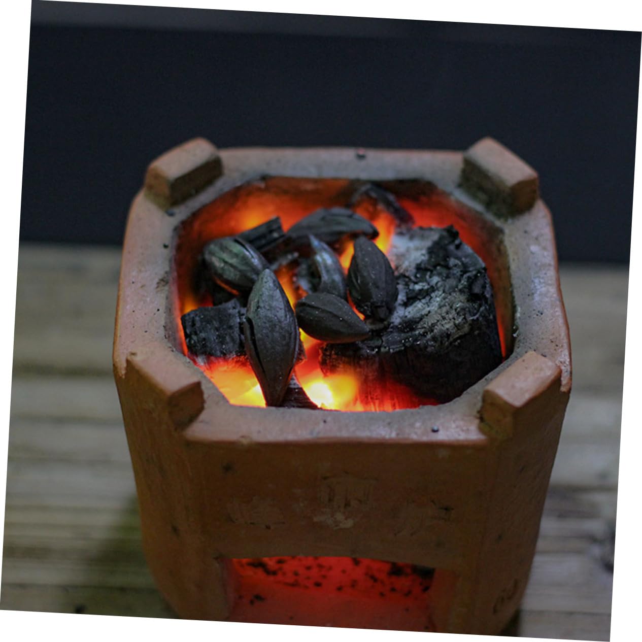 Abaodam 1Bag Charcoal for Outdoor Cooking Lightweight Portable Fire Charcoal Durable Versatile for Grilling Heating and Camping Charcoal Briquettes for