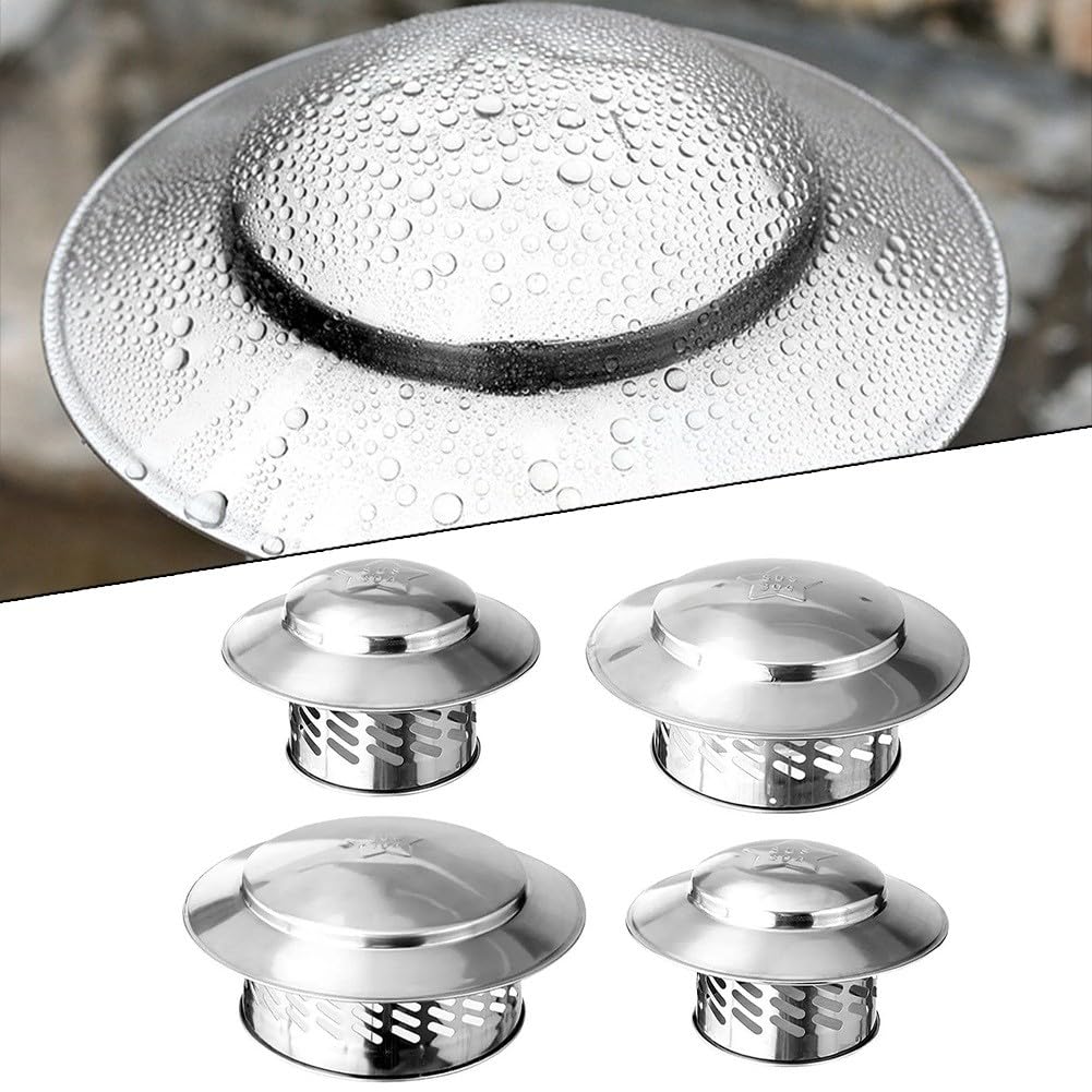 Stainles Stal Nasada kominowa Zewnętrzny Ściana Fresh Powietrze Wylot Dach Rura Wyciąg Osłona Wentylacja Kanały Kominy 80mm 110mm 160mm
