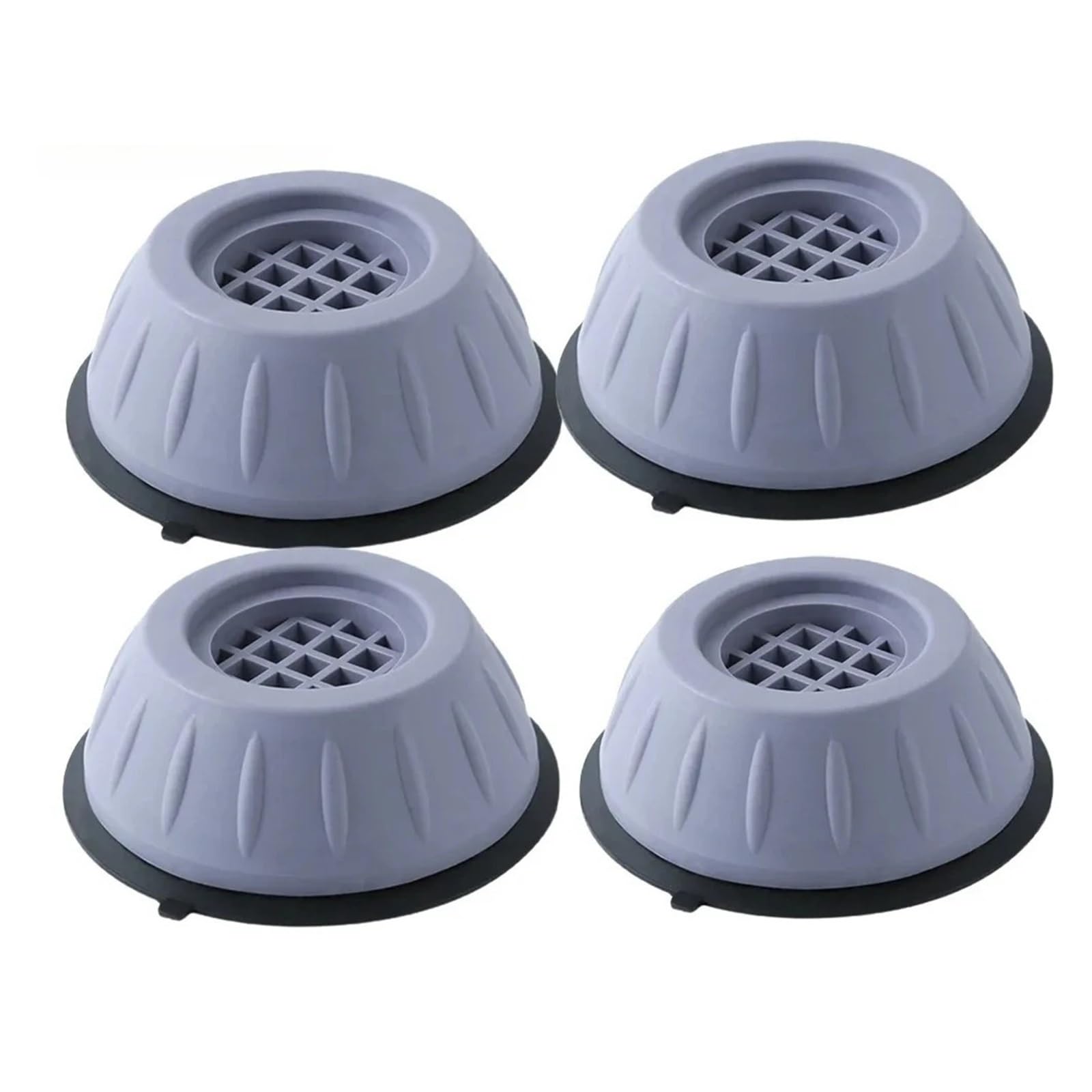 4/8 almohadillas antivibración para pies antideslizantes silenciosas para lavadora y secadora (4 piezas)