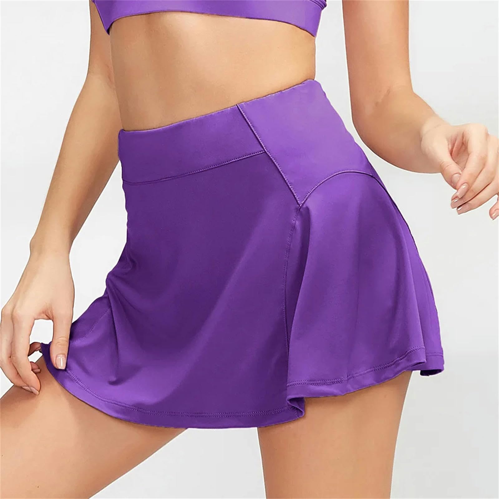 Jupe de Tennis Jupe De Tennis Running Short Jupe D'été Respirante Yoga Golf Jupe Plissée