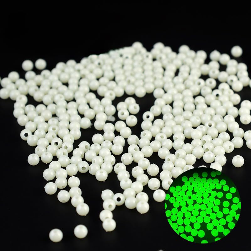 50 cuentas fluorescentes luminosas para pesca miniatura 4