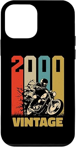 iPhone 12 mini 23 year old gifts birthday, men's vintage 2000 Motard Moto Case