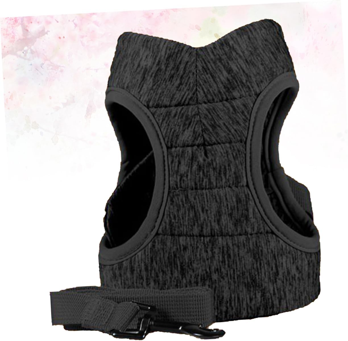 Balacoo Pet Harness Vest Comfortable Cat Dog Harness for Large Dogs Adjustable Traction Strap Hook and Loop Grey