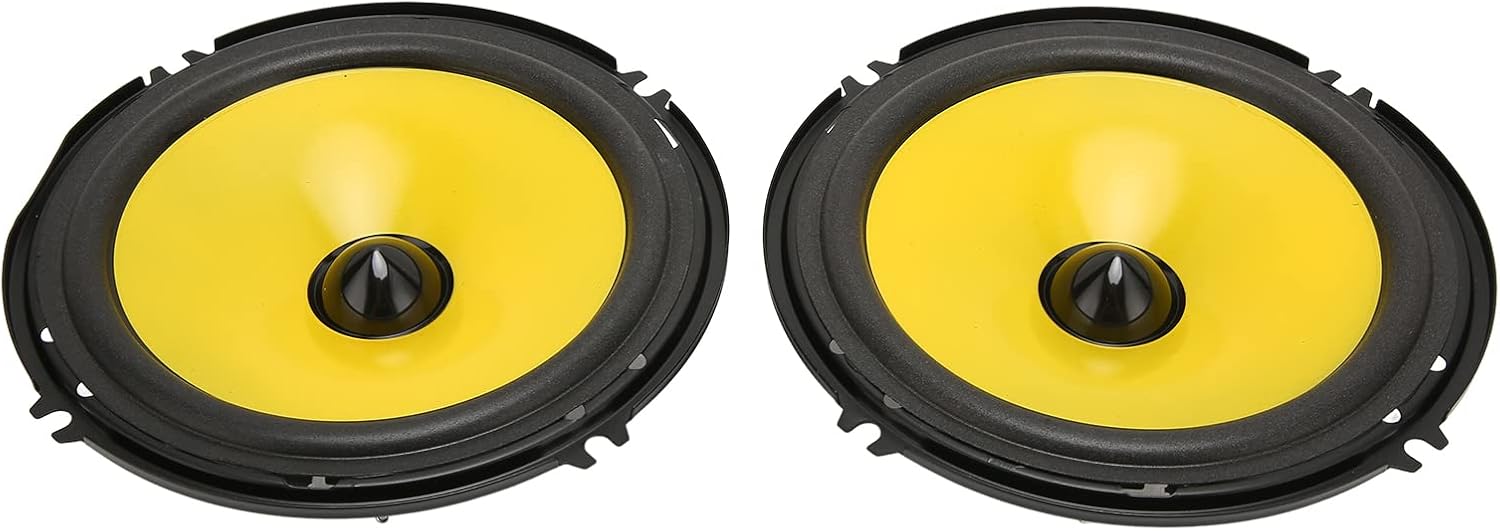 6 Inch Coaxial Car Audio Loudspeaker, Pair 600W 30Hz to