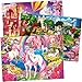Puzzle da 100 Pezzi per Bambini 3 4 5 Anni - Set di 3 Puzzle da Pavimento Giganti - Unicorni Principesse e Animali - Giocattoli Educativi per Ragazzi e Ragazze dai 6 ai 7 Anni