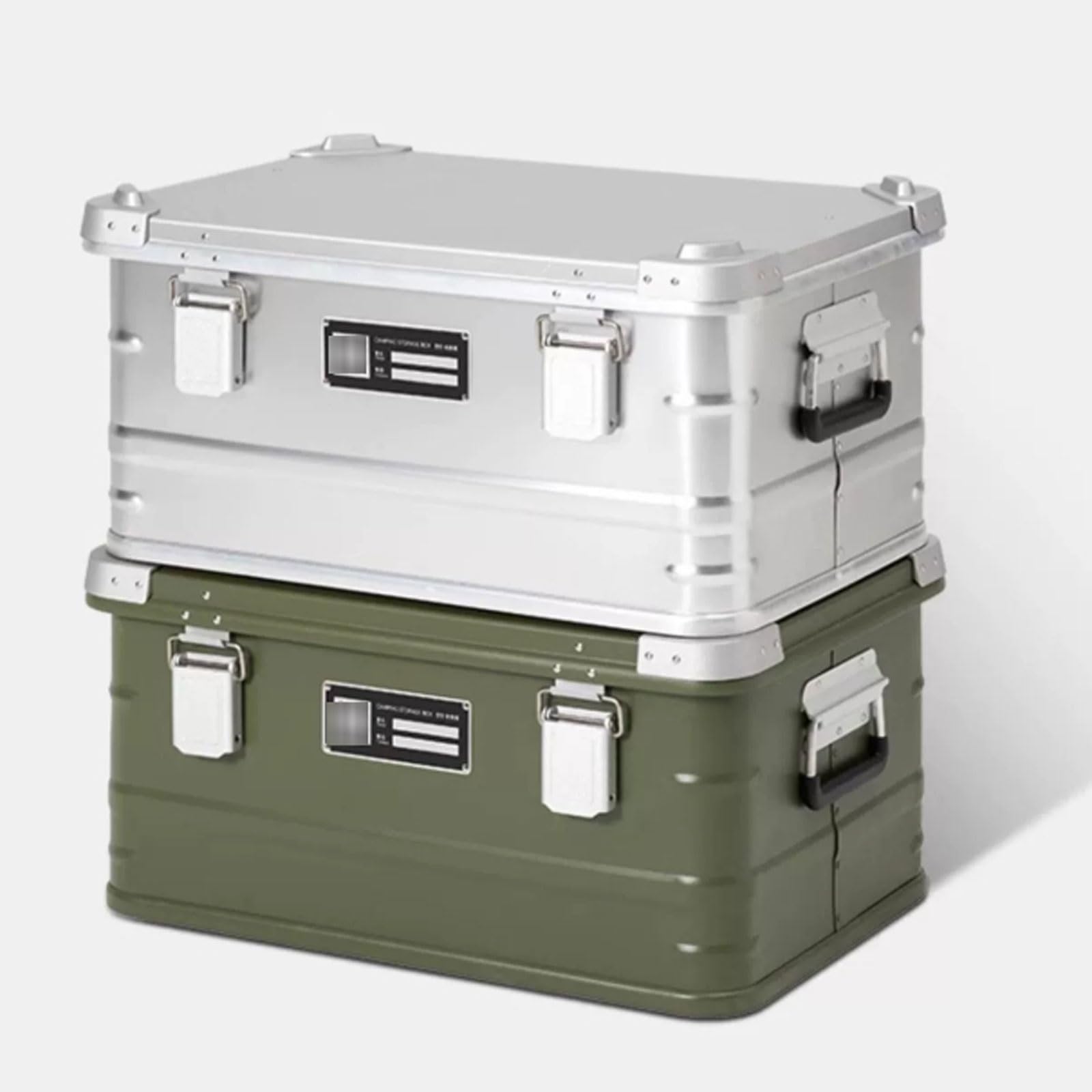 Boîte Pliante Camping En Alliage Aluminium – Support Organisateur De Table Noir, Capacité 100kg
