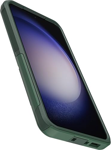Miniatura 4 de OtterBox Funda Galaxy S23+ Commuter Series - TREES COMPANY (verde), delgada y resistente, apta para el bolsillo, con protección de puerto