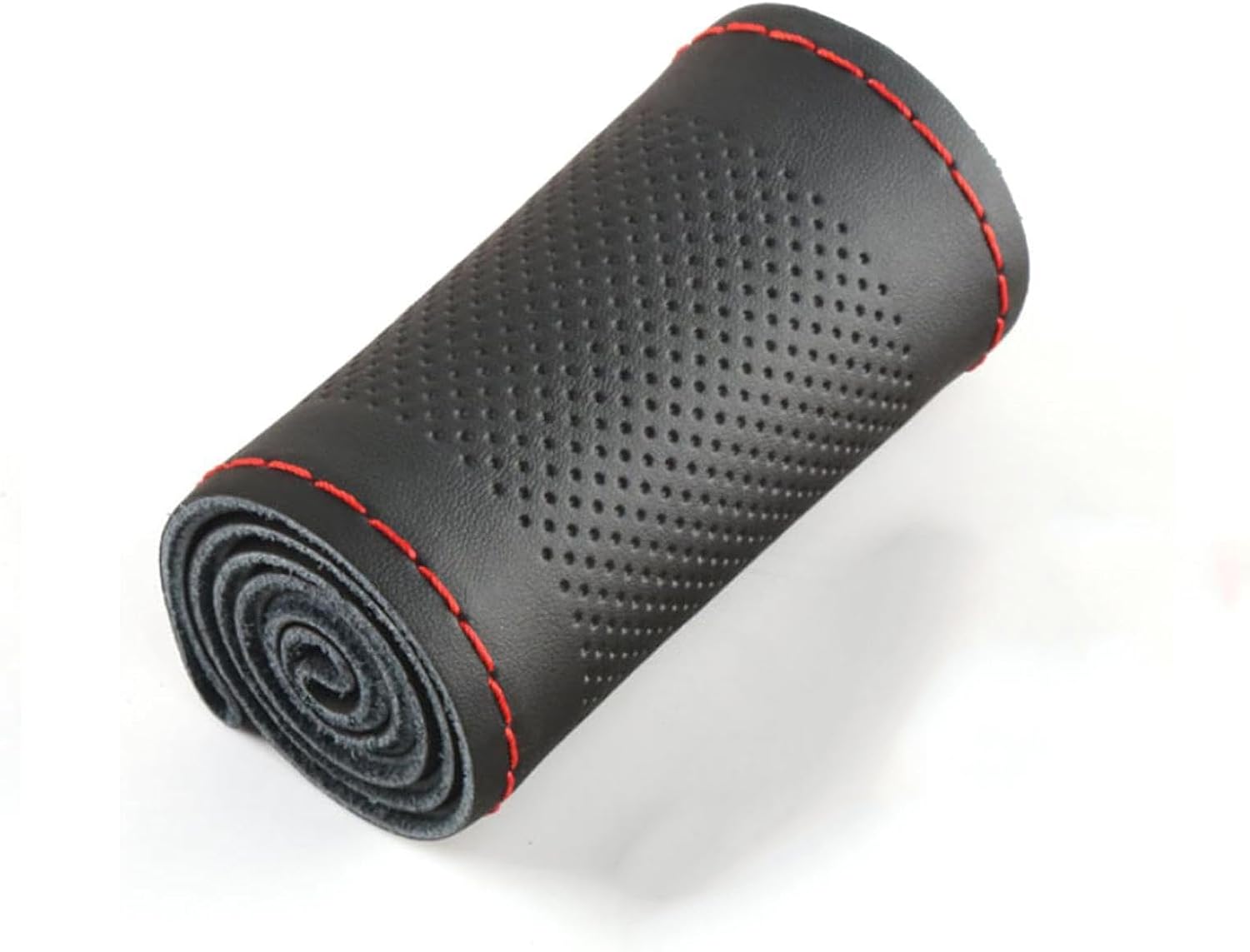 Leather Steering Wheel Cover for A&UDI Q7 2012-2015 Luxury Leather Car Steering Wheel Cover Interior Decoration