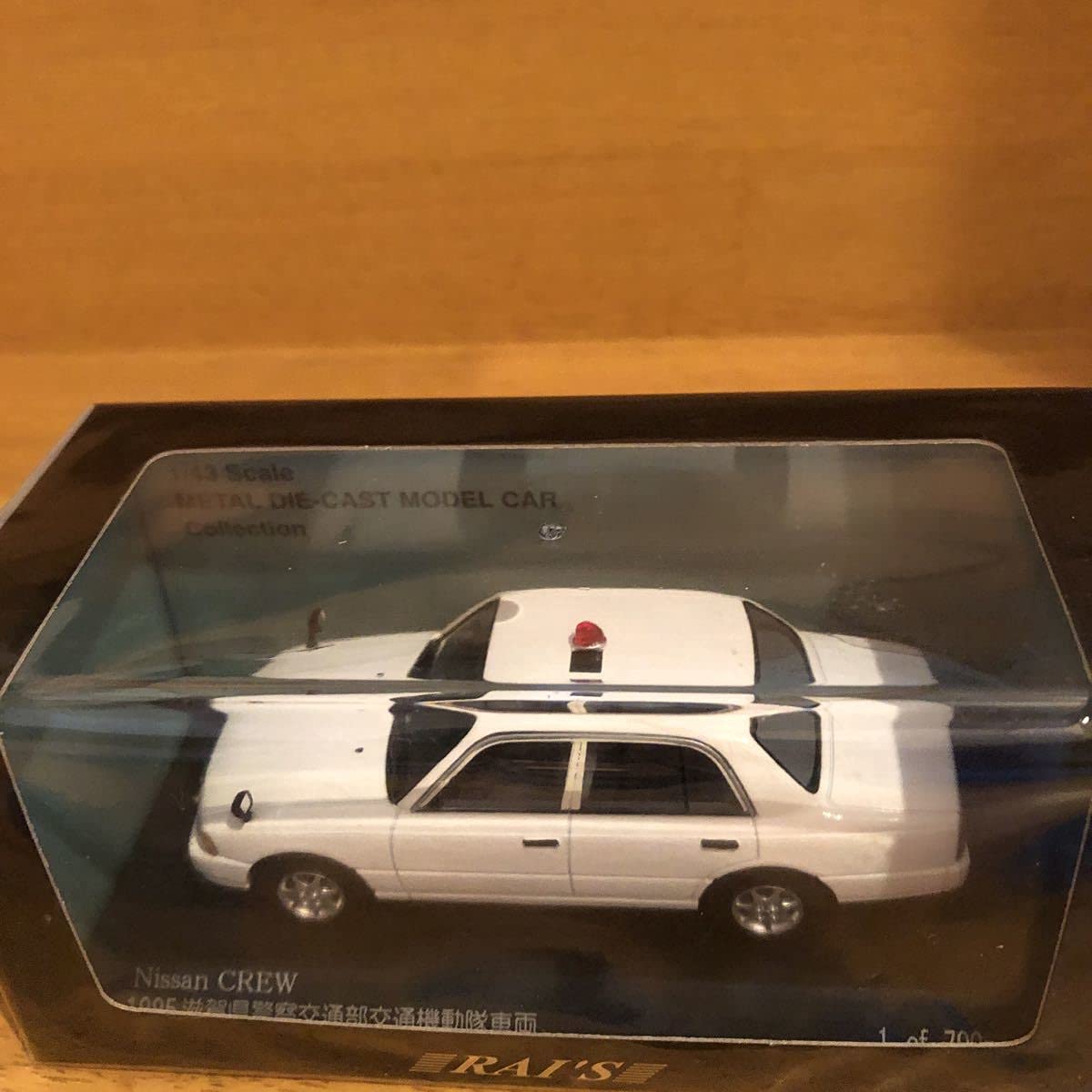 CREW パトカー ヒコセブン レイズ レイズ1/43日産クルー滋賀県