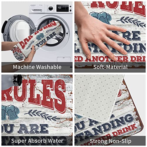 Tapis de bar rustique pour protéger vos sols des taches et éclaboussures - 5