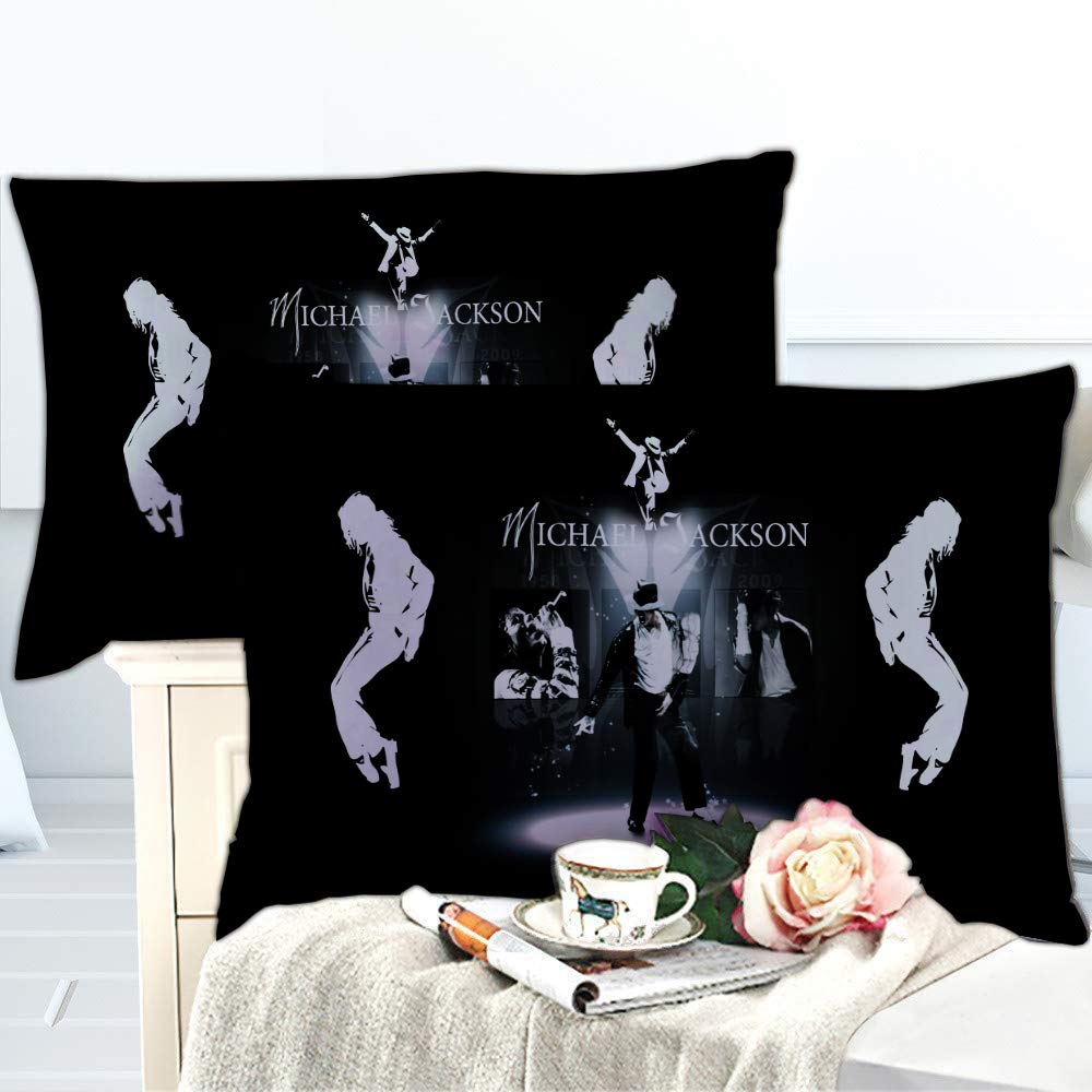 Ste-X Housse De Couette Michael Jackson Et 2 Taies d'oreiller, Literie Housse De Couette pour Enfants, Anti-acariens, avec Fermeture à Glissière pour Un Remplacement Facile (220 x 240 cm,Style 03)
