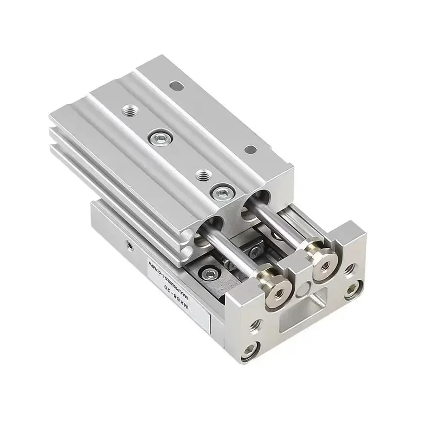 Vérin pneumatique à glissière MXS8 rigide à double piston