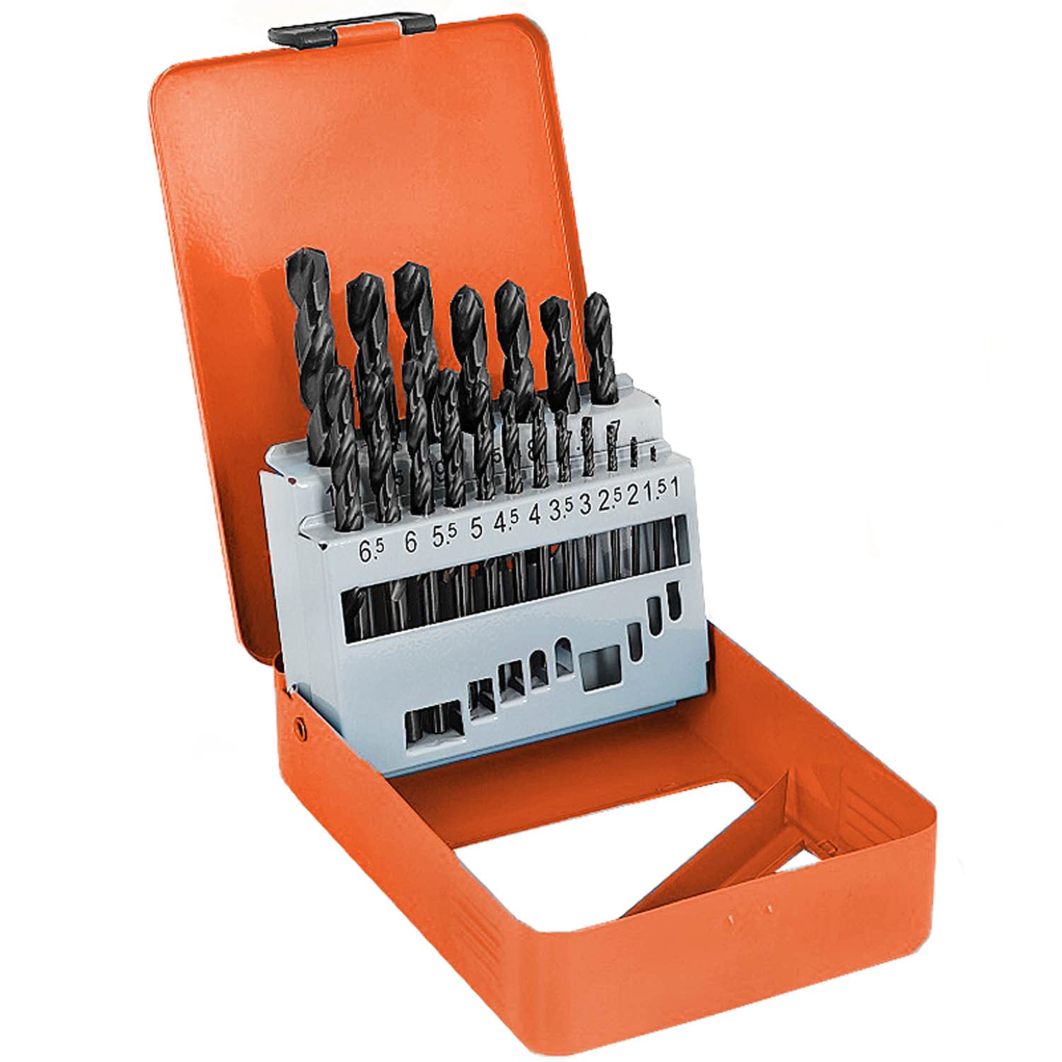HSS Twist Drill Bits Set - 19 Pcs 1.0 