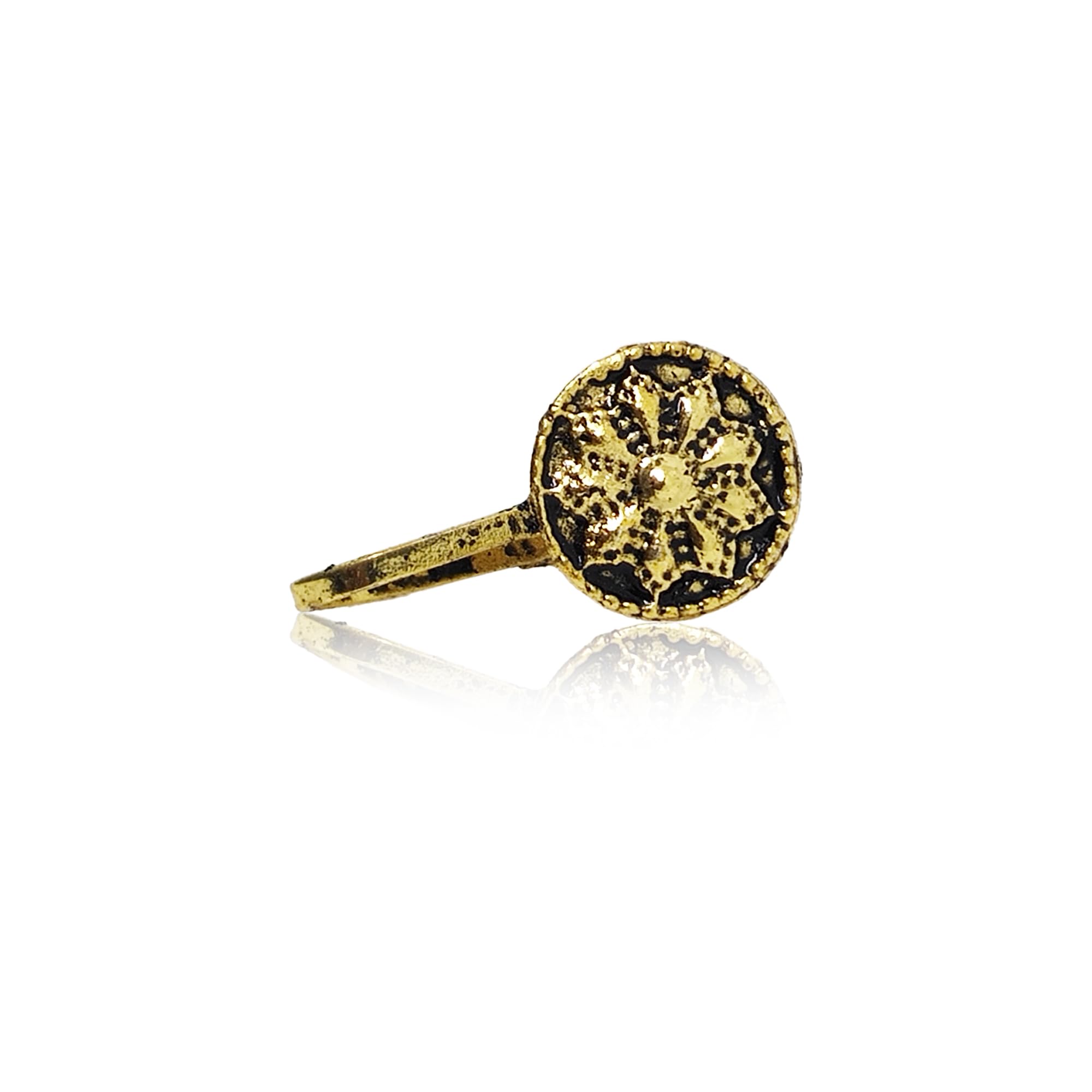 comet busters Nose Pin Pressing Type Non Piercing Nose Stud For Women & Girls(NNS093)-picture-43
