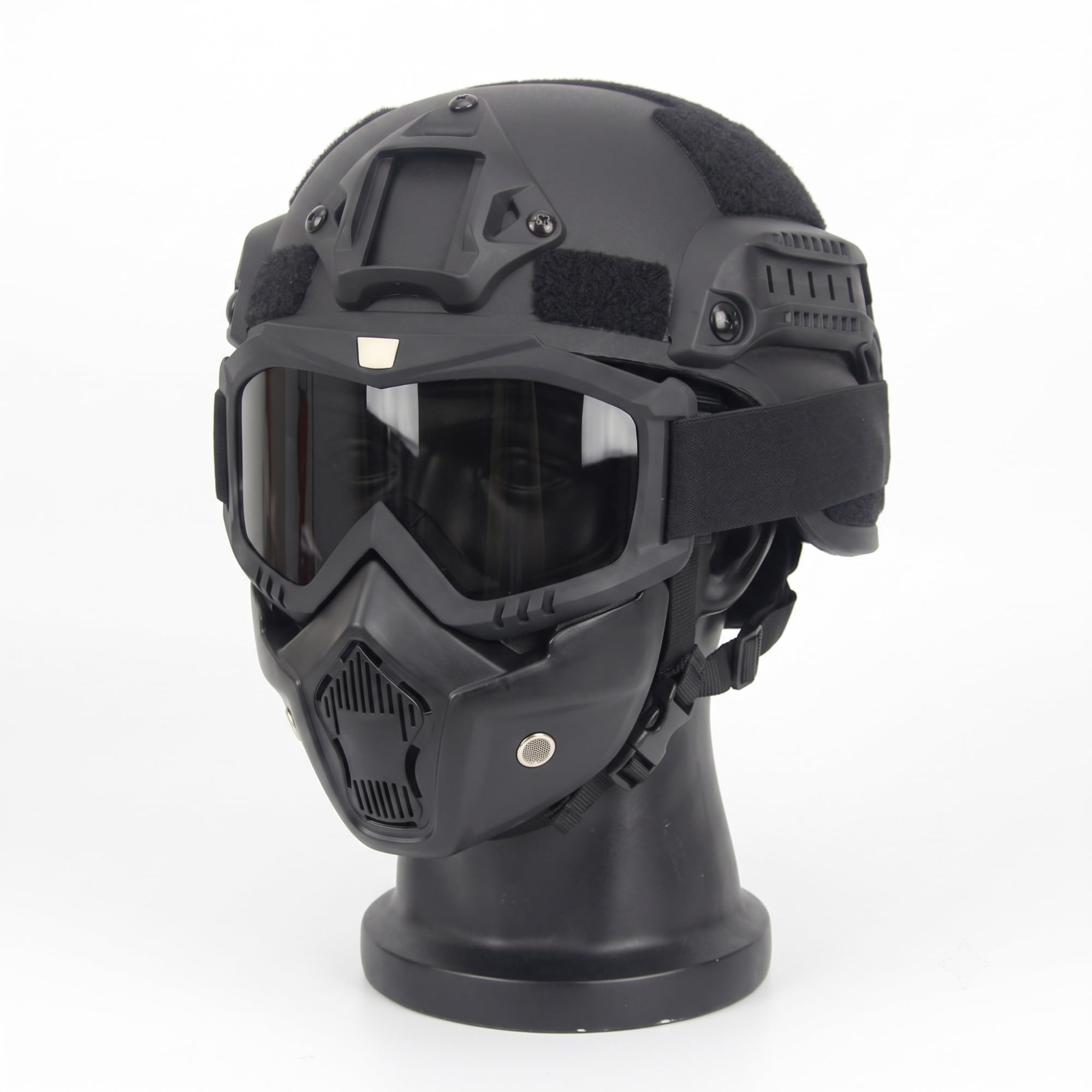 Casco Táctico con Máscara Integrada