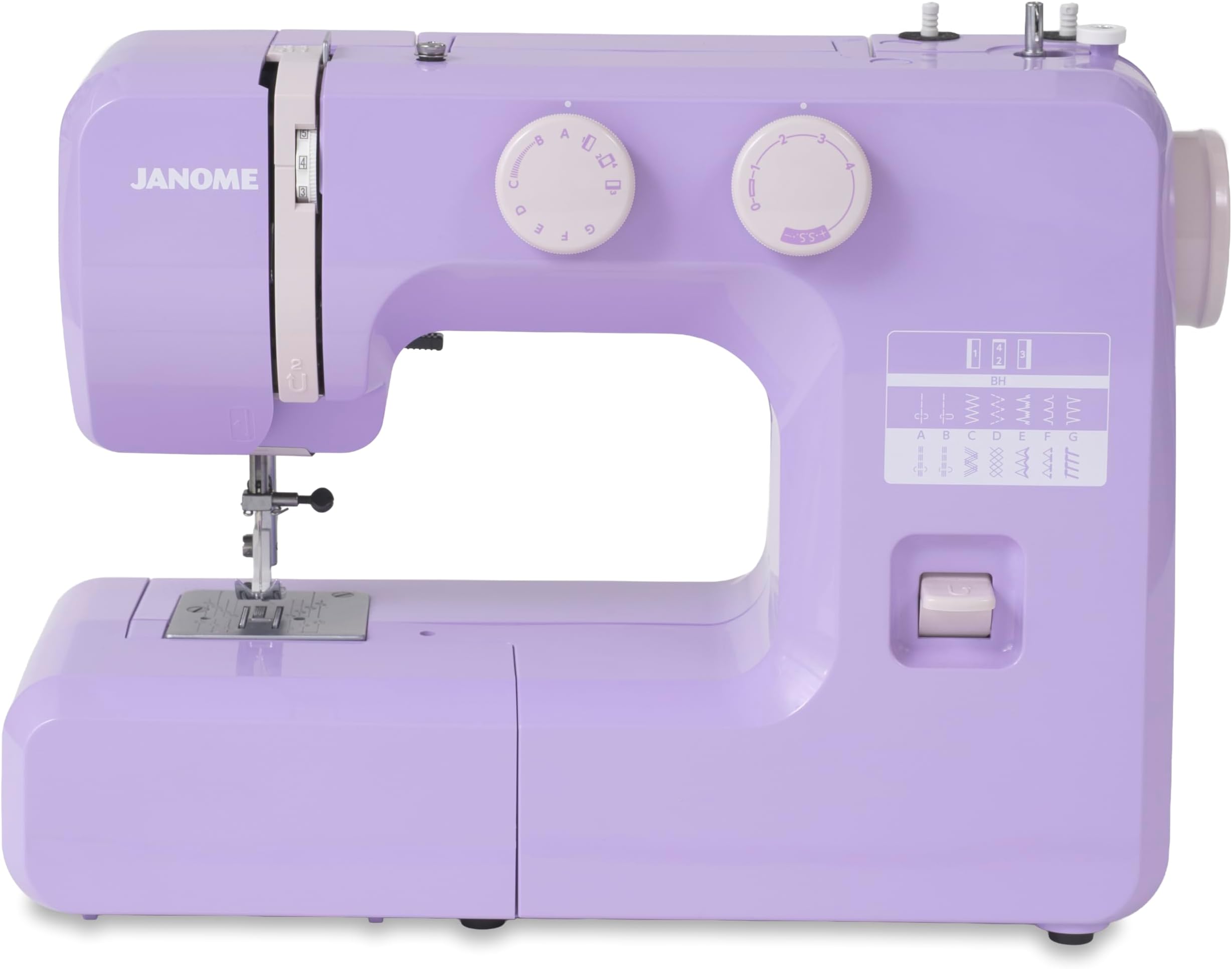 001LOVELY Lovely Lilac Easy-to-Use Sewing Machine